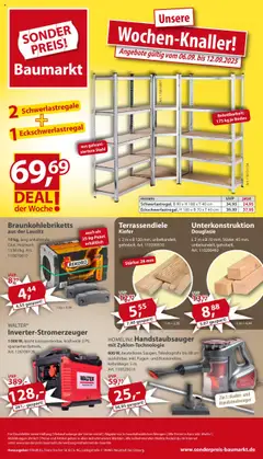 Sonderpreis Baumarkt Prospekt 	 ab 06.09.2025 gültig