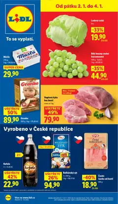 Náhled letáku Lidl leták od 02.01.2026