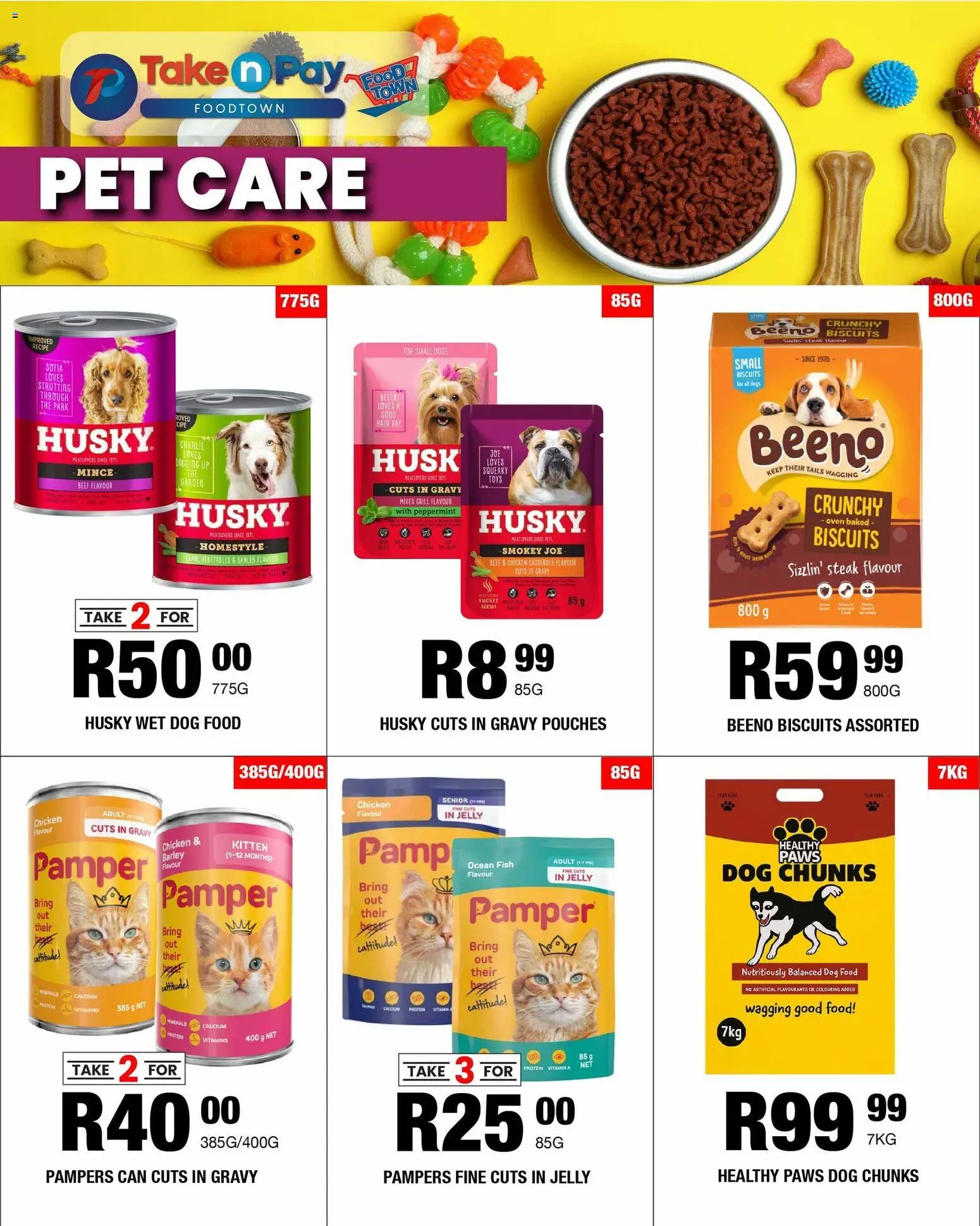 New Take n Pay catalogue – valid from 27.10.2025 | Page: 19 | Products: Steak, Vitamins, Biscuits, Fish