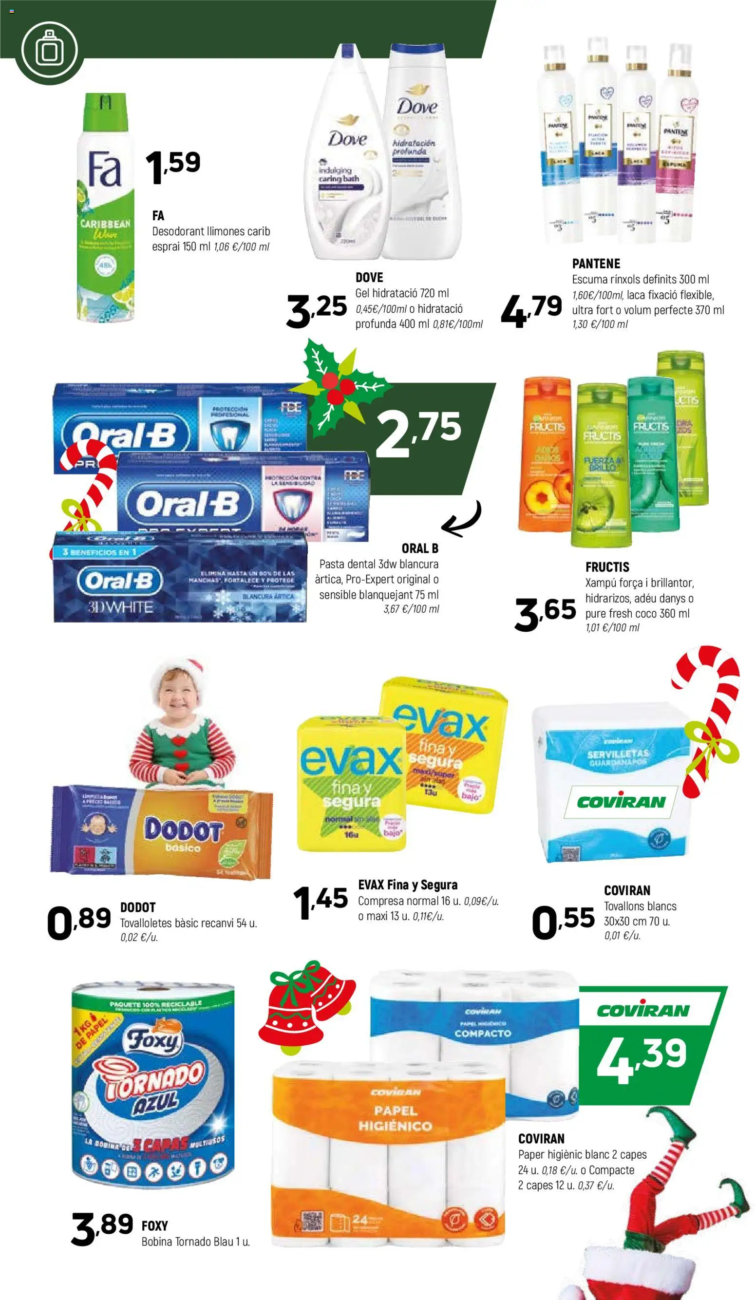 Coviran - Barcelona │ válido desde el 16.12.2025 | Página: 22 | Productos: Pasta dental, Papel higienico, Τυρόπιτα, Pasta