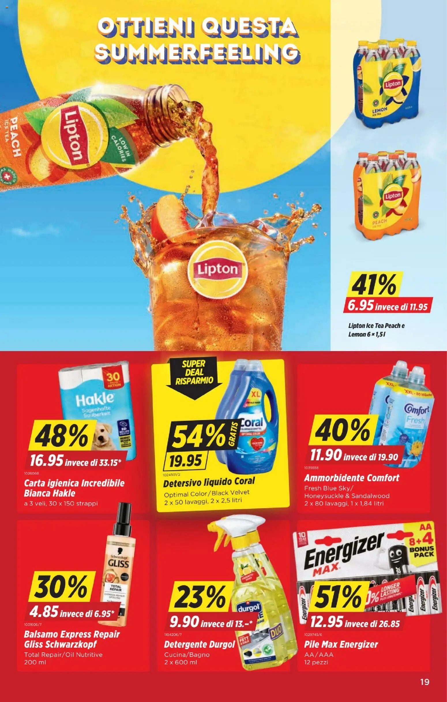 Denner aktionen IT – gültig ab 23.04.2026 | Seite: 19 | Produkte: Conditioner