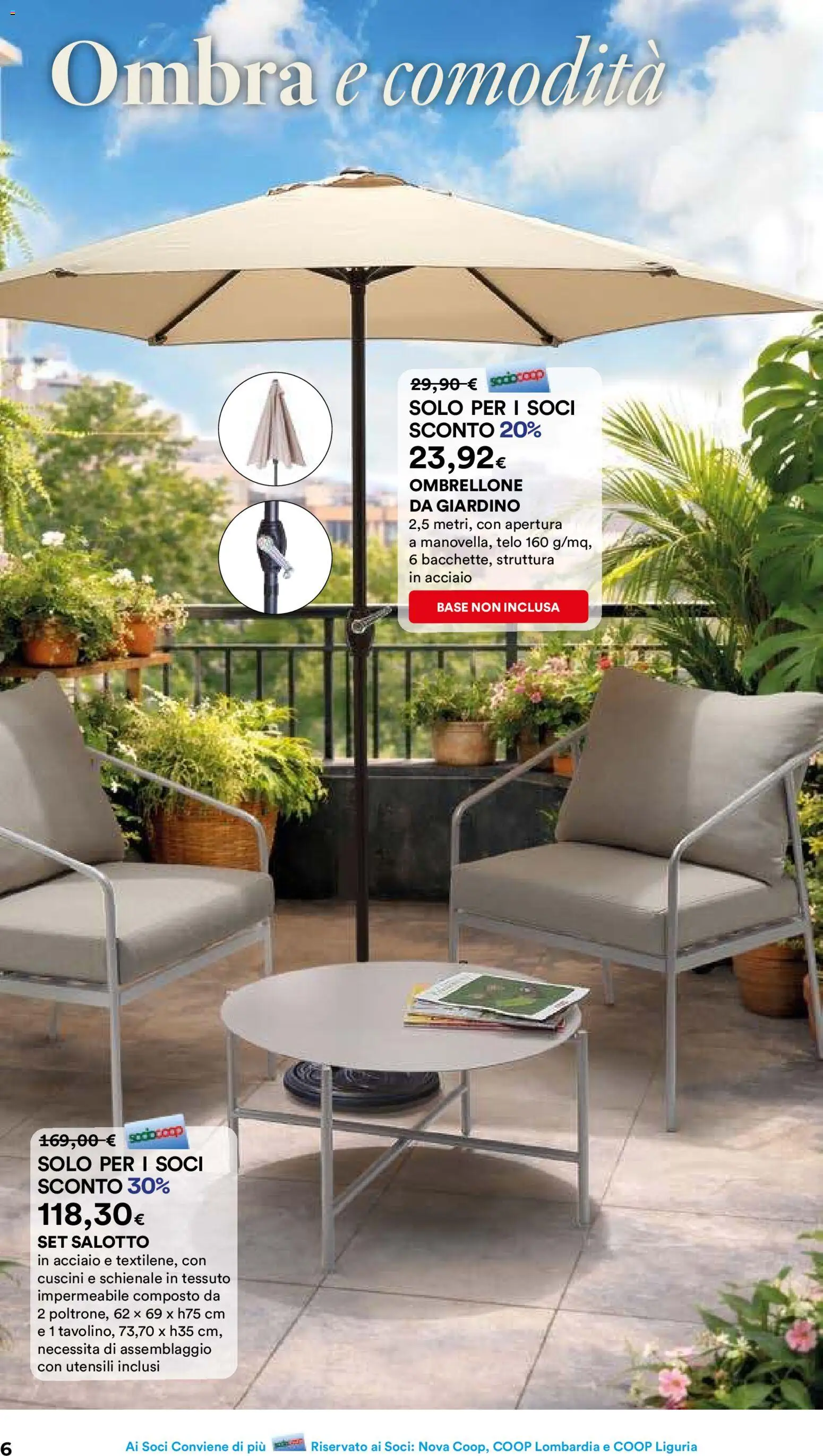 Volantino Ipercoop del 07.04.2026 | Pagina: 6 | Prodotti: Ombrellone