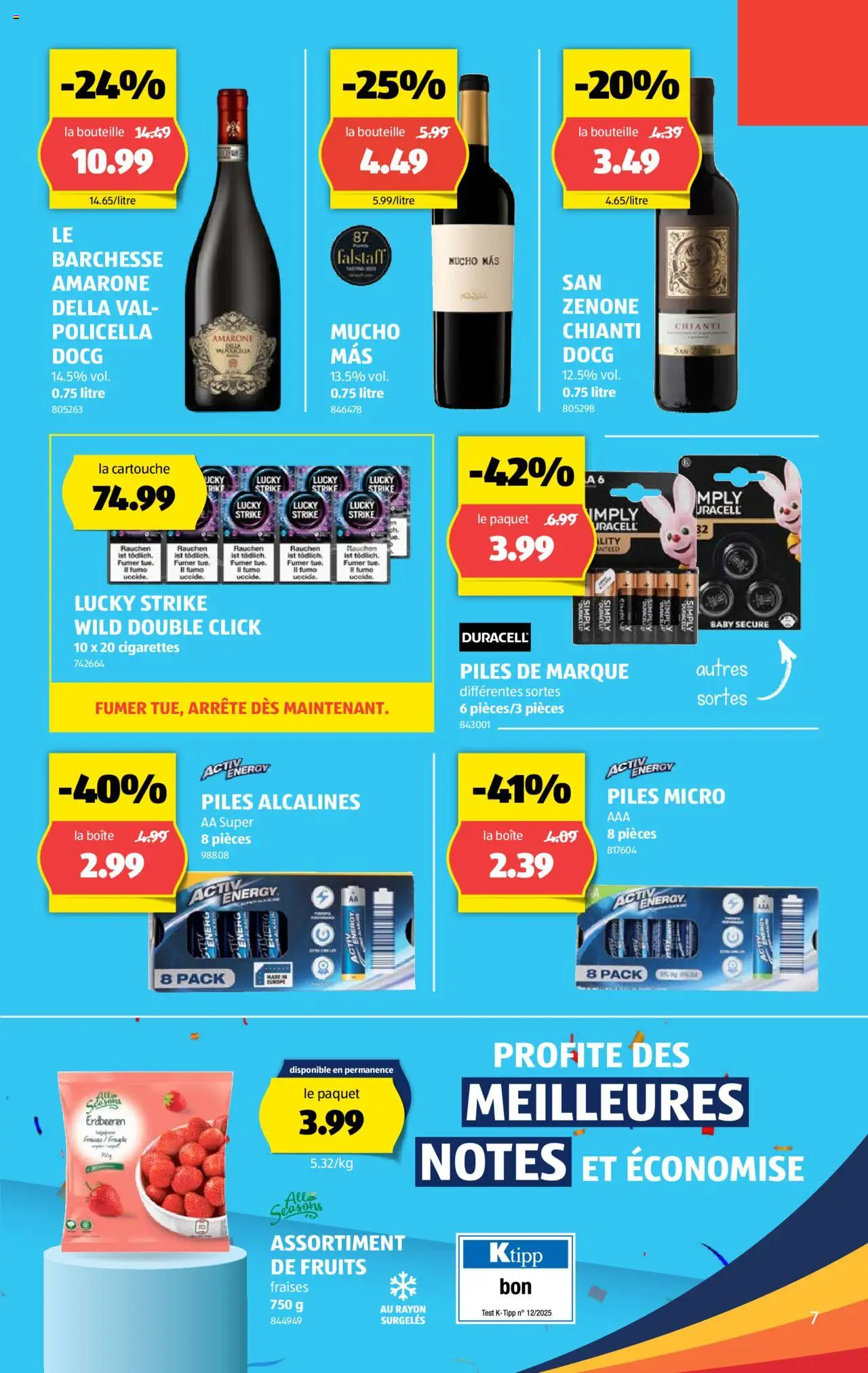 Aldi Prospectus ab 07.08.2025 | Seite: 7 | Produkte: Erdbeeren