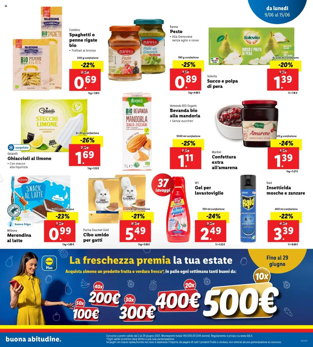 Volantino Lidl del 09.06.2025 | Pagina: 11 | Prodotti: Succo, Frutta, Limone, Aglio