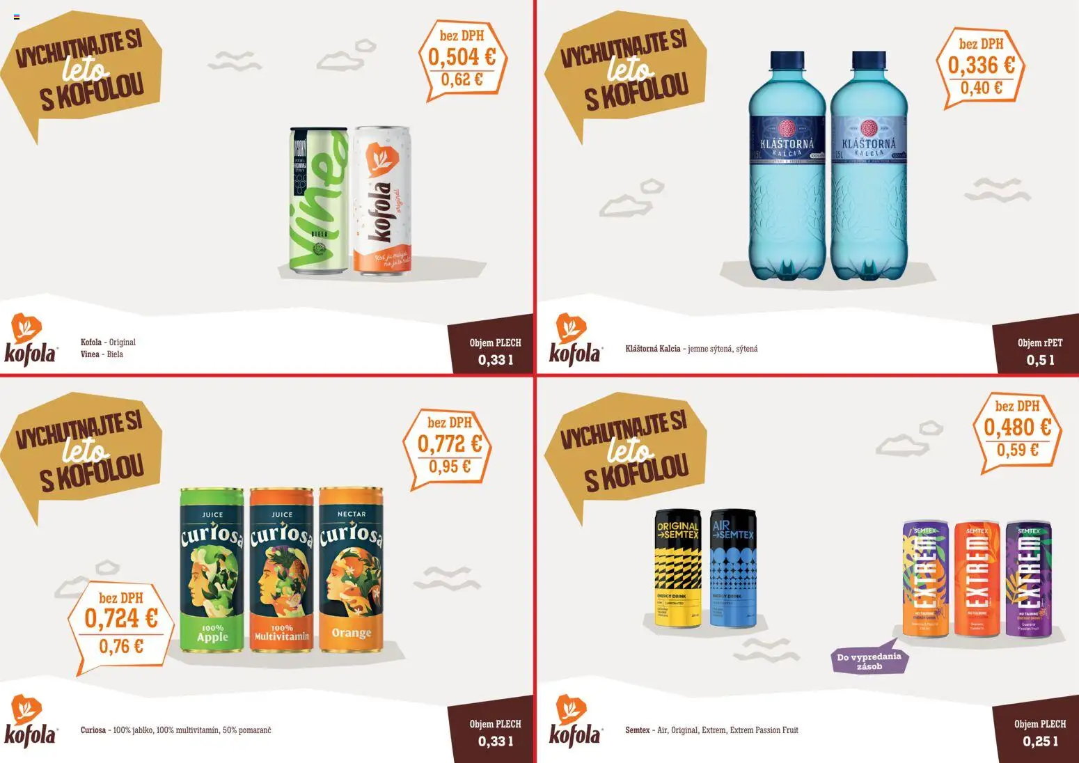 Nové CBA Verex akcie – leták je platný od 01.04.2026 | Strana: 1 | Produkty: Apple, Kofola, Vinea