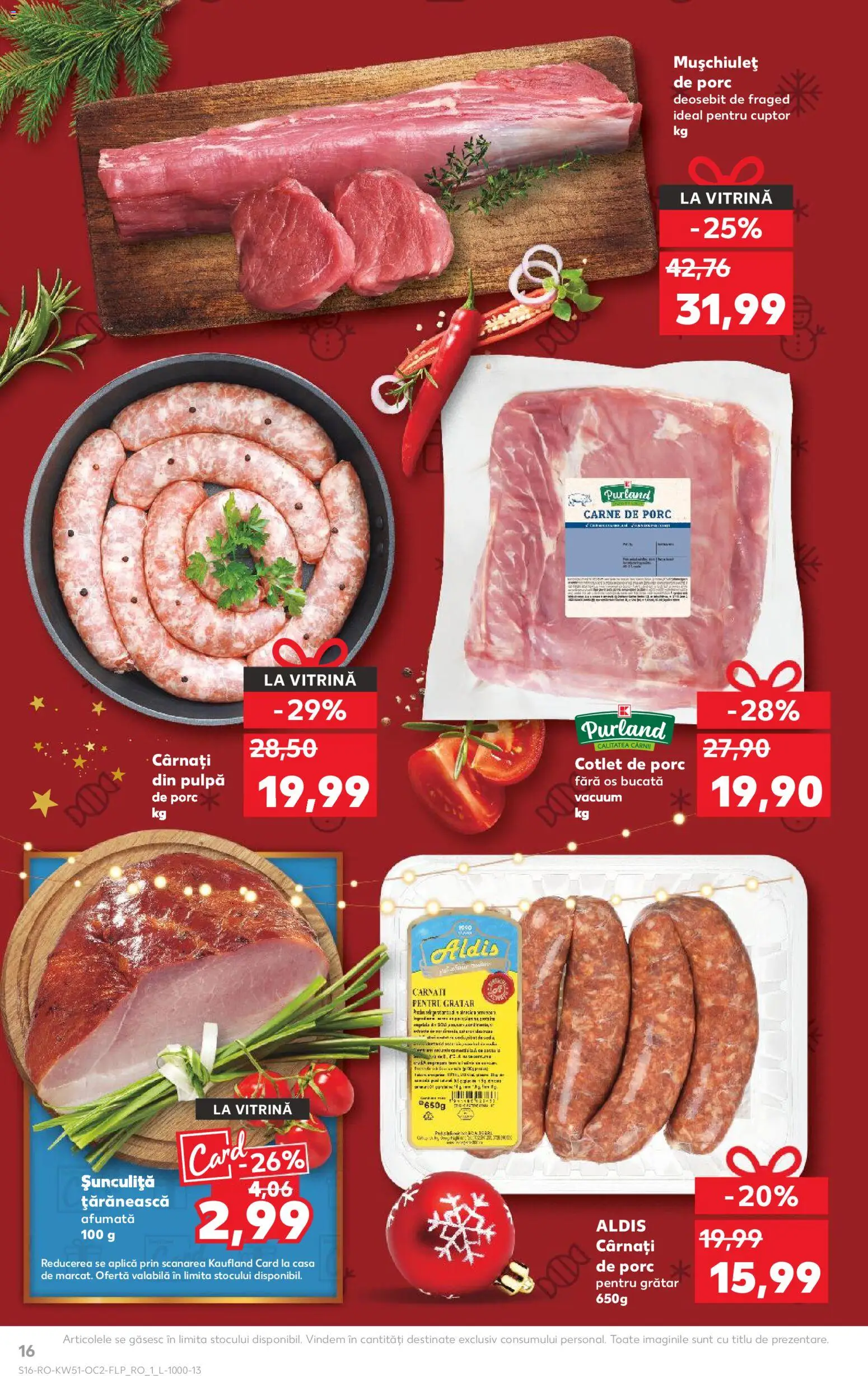 Kaufland RO akciós ujság - amely érvényes a következő dátumtól: 17.12.2025 | Oldal: 16