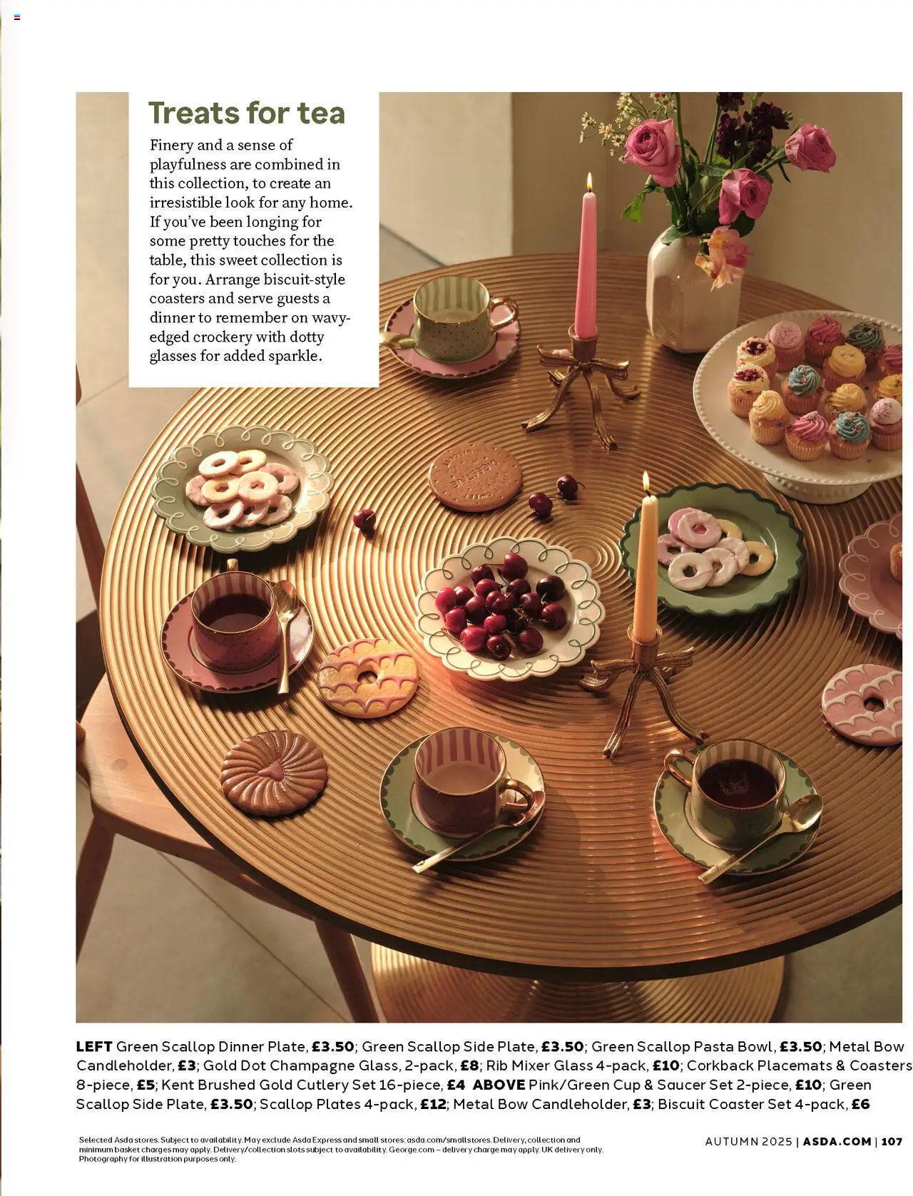  | Page: 107 | Products: Basket, Cutlery set, Tea, Champagne