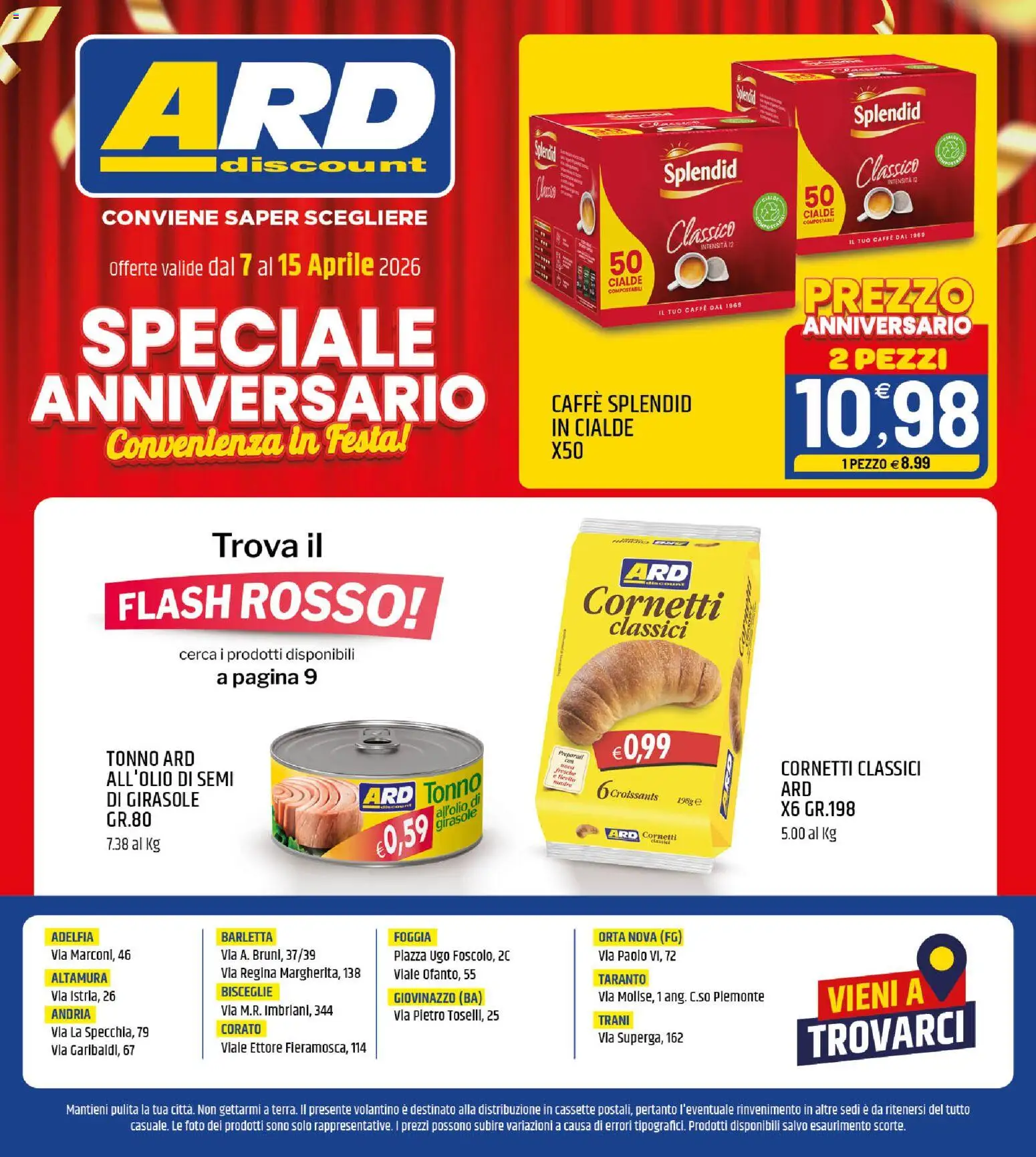 Volantino ARD Discount del 07.04.2026 | Pagina: 20 | Prodotti: Caffè, Tonno