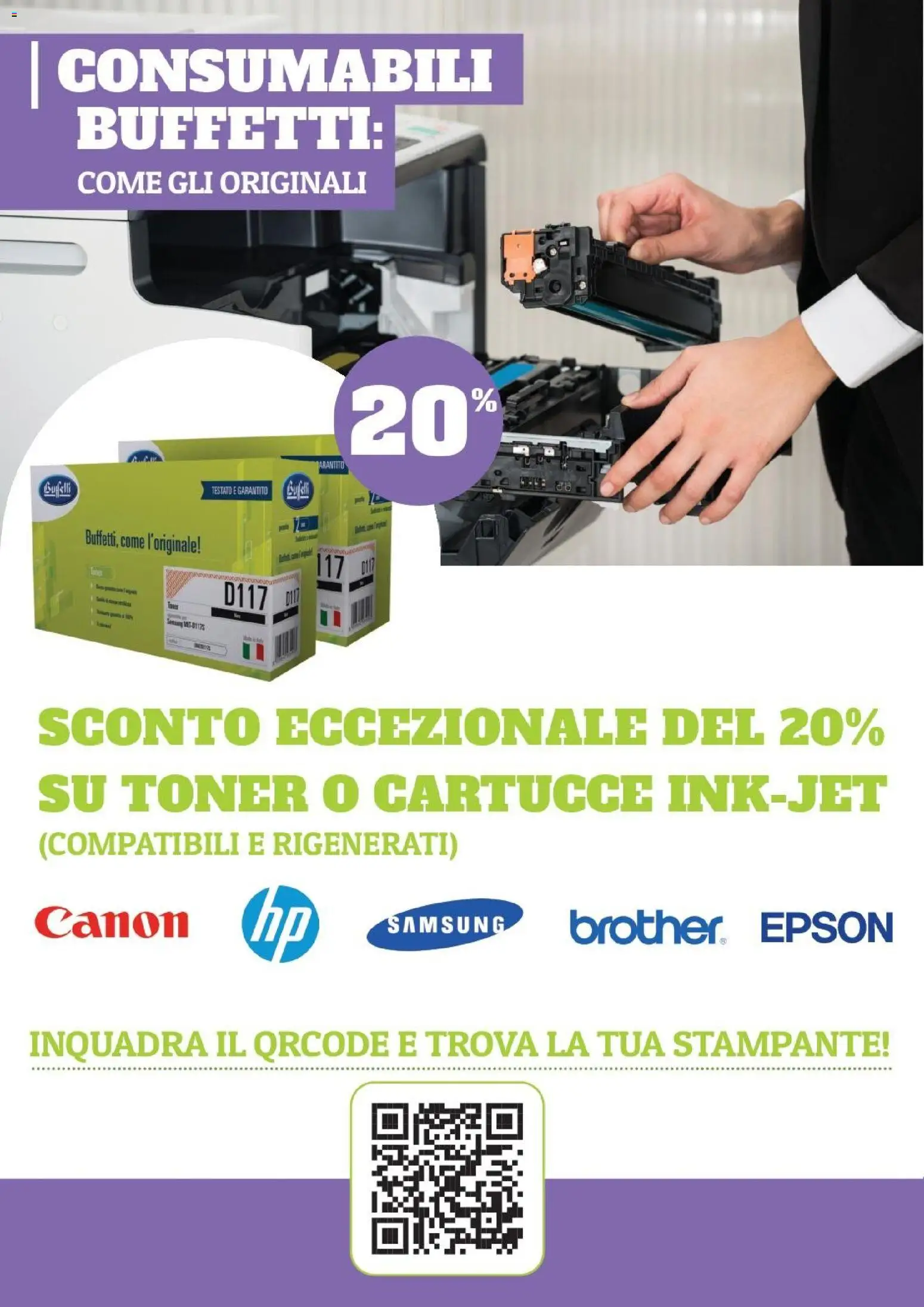 Volantino Buffetti del 07.01.2026 | Pagina: 28 | Prodotti: Stampante, Toner, Samsung
