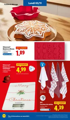 LIDL - Prévisualisation de LIDL catalogue semaine 44 valide à partir de 30.10.2025 | Page: 69 | Produits: Balance de cuisine