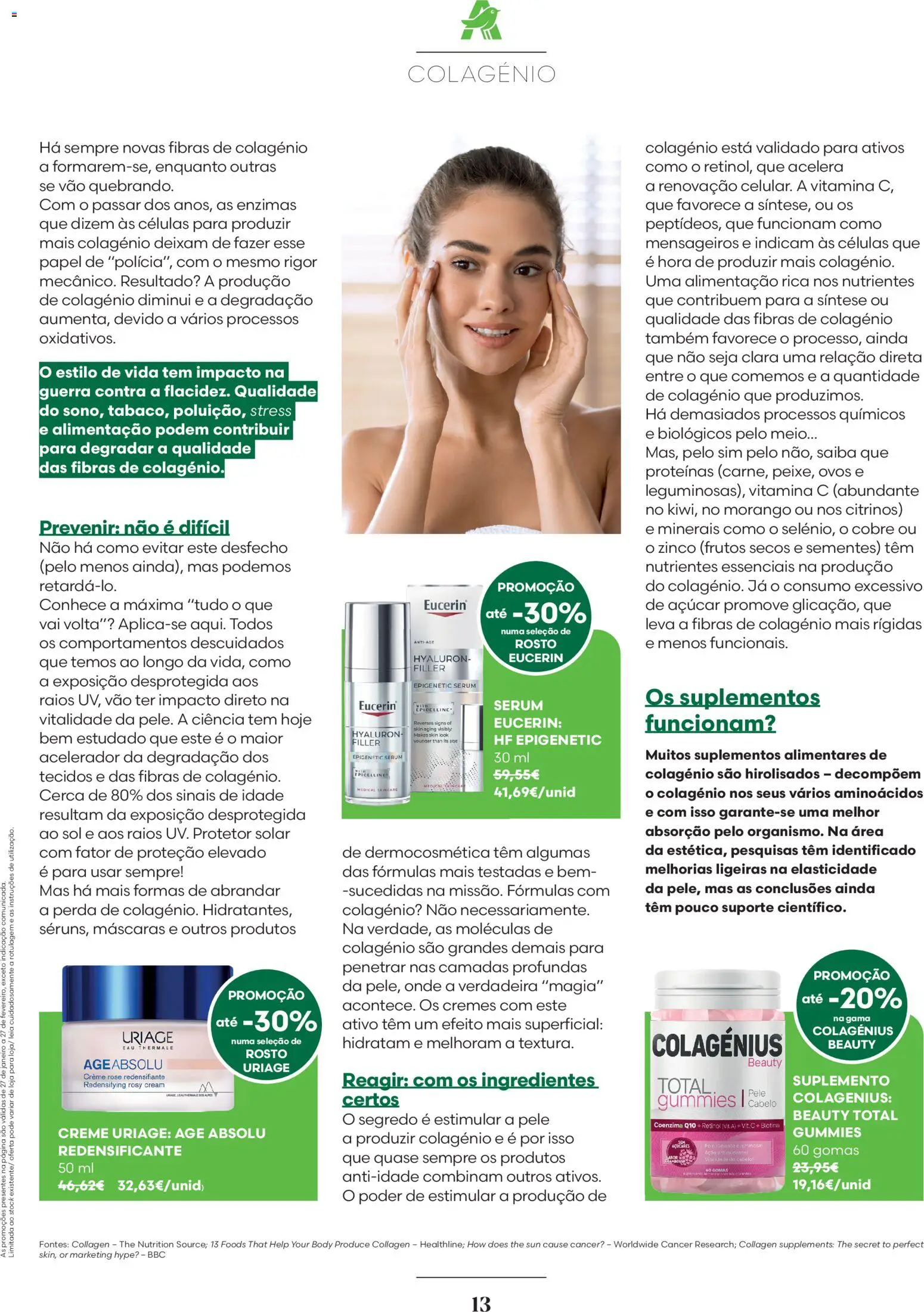 Auchan - Beleza - Especial Capilares │ válido de 01.02.2026 | Página: 13 | Produtos: Protetor solar, Sérum, Açúcar, Creme