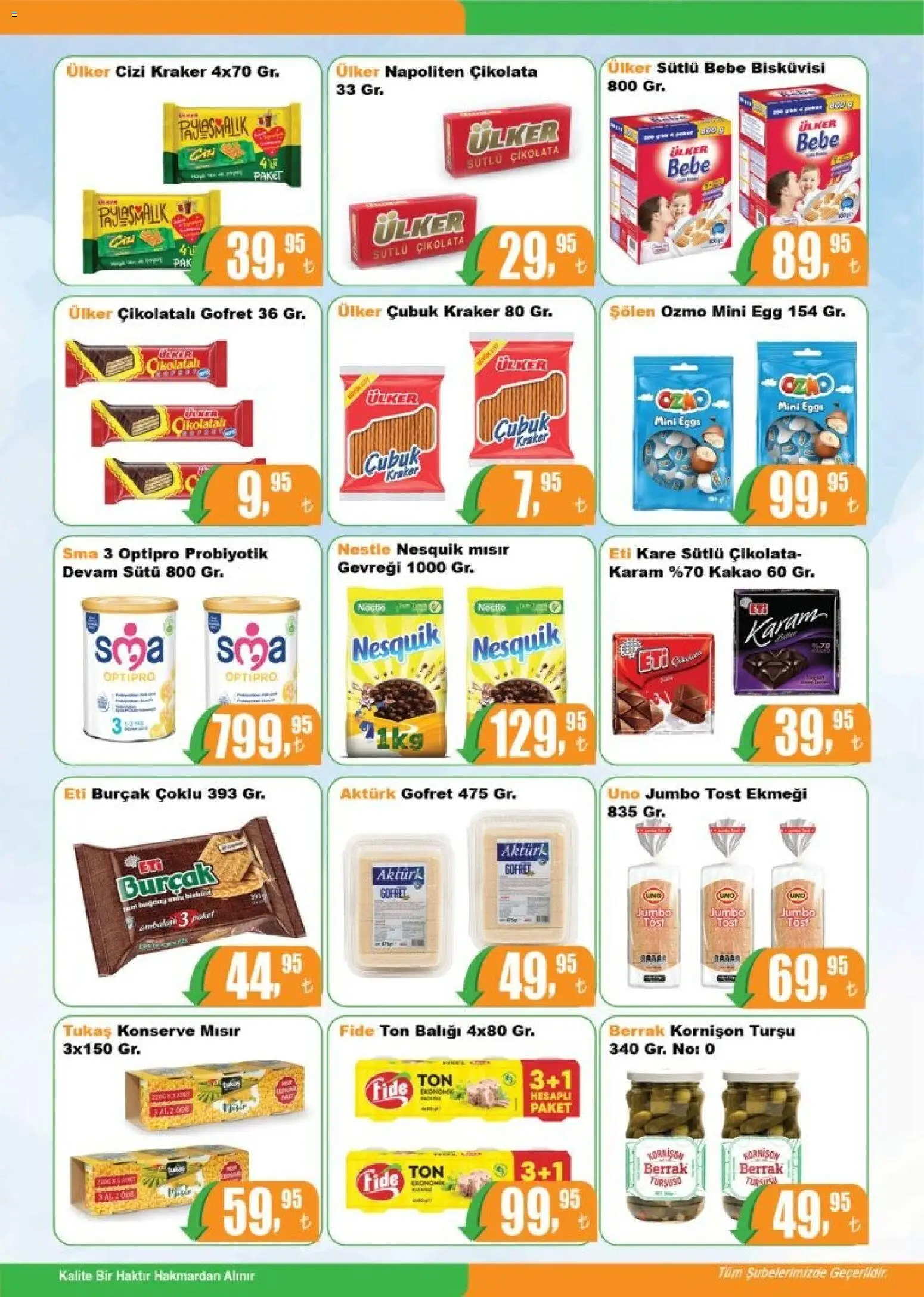 Hakmar Katalog - 14.11.2025 tarihinden itibaren geçerlidir | Sayfa: 4 | Ürünler: Çikolatalı gofret, Çikolata, Ton balığı, Mısır
