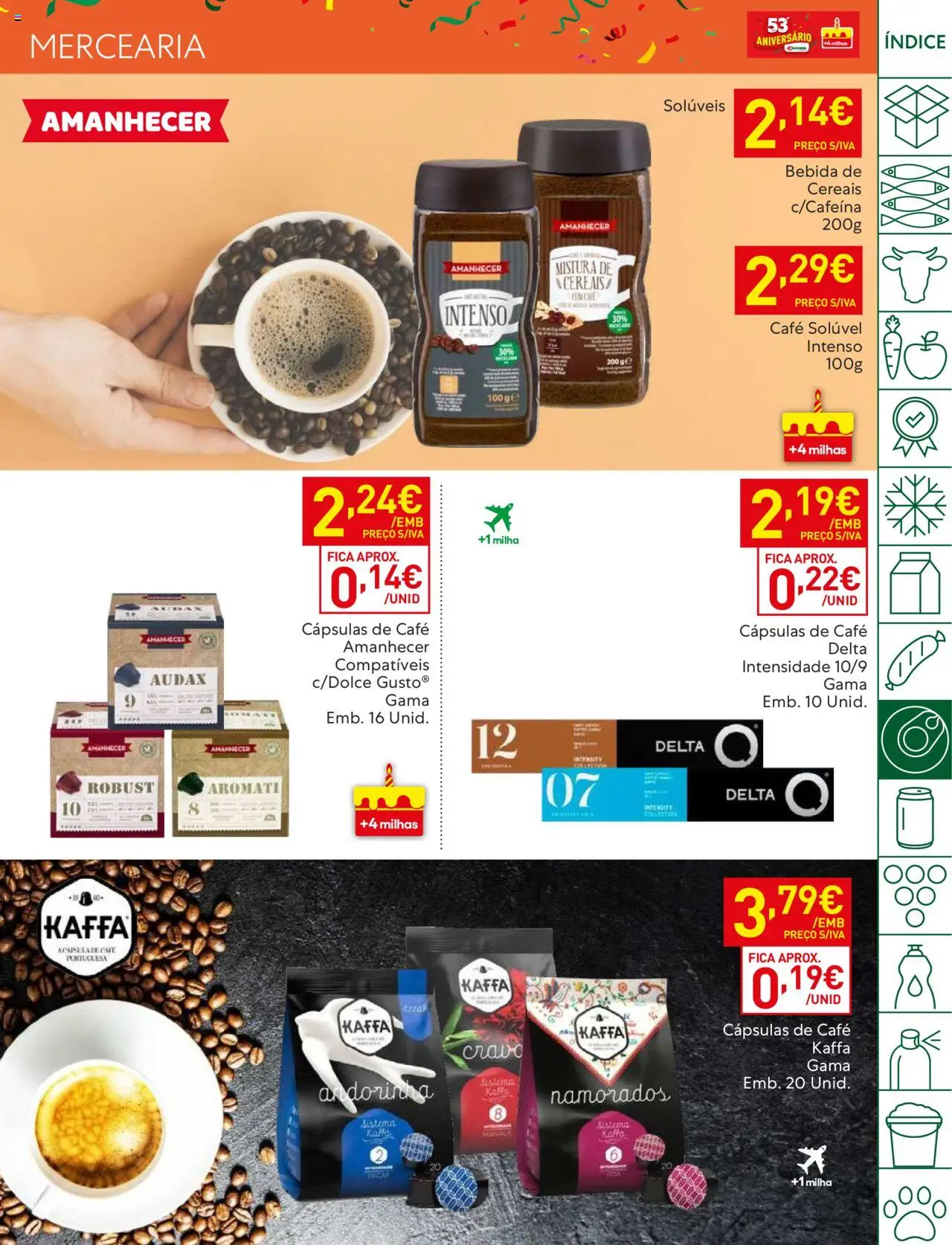 Recheio folheto │ válido de 07.10.2025 | Página: 27 | Produtos: Café solúvel, Café, Cereais, Bebida