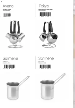 04.09.2025 tarihinden itibaren geçerli olan Karaca kataloğu önizlemesi | Sayfa: 96 | Ürünler: Cezve takımı