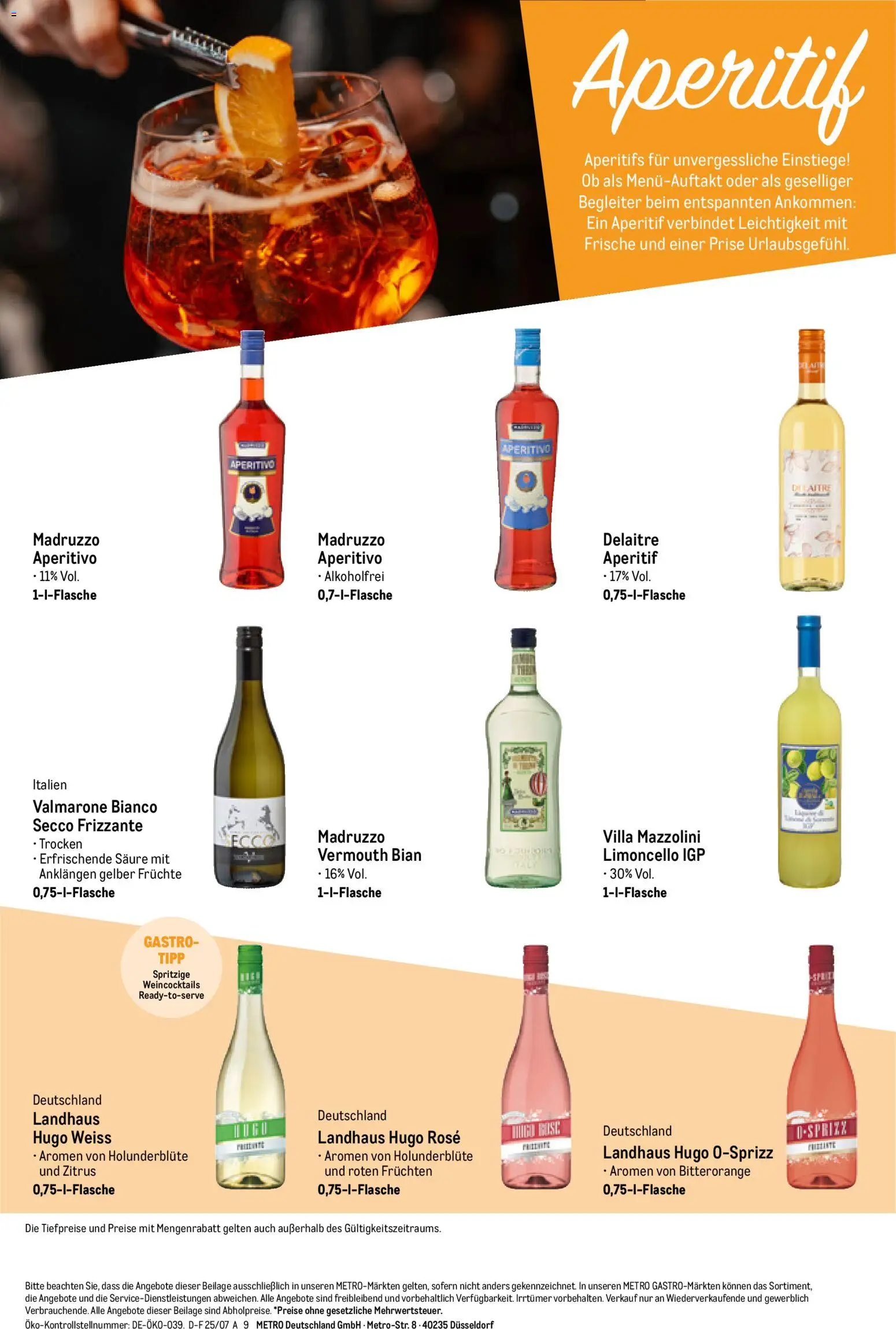 Metro Hauswein-Katalog – gültig ab 03.03.2026 | Seite: 36 | Produkte: Limoncello, Hugo