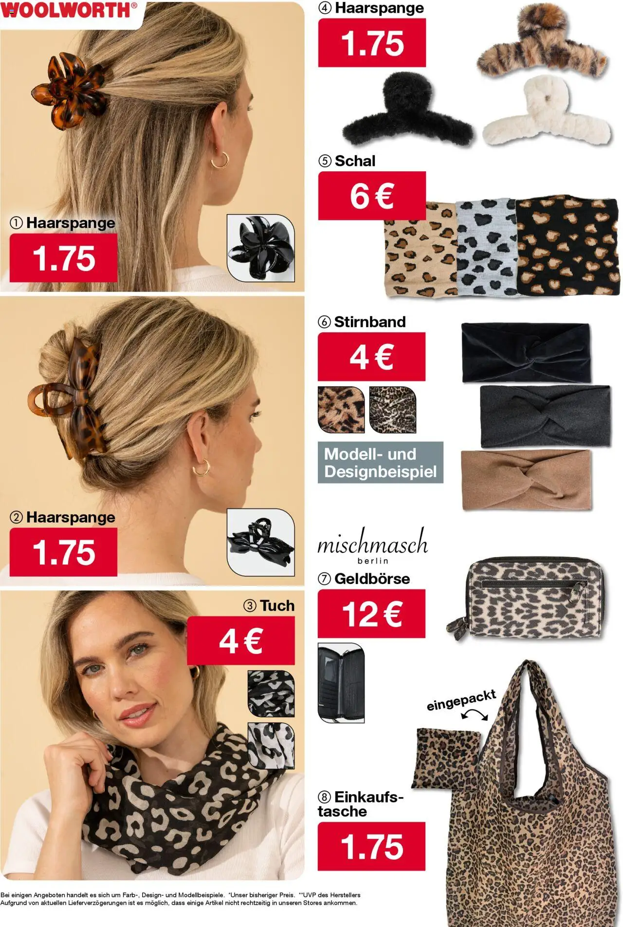 Woolworth Flugblatt gültig ab 05.09.2025 | Seite: 7 | Produkte: Schal, Tasche