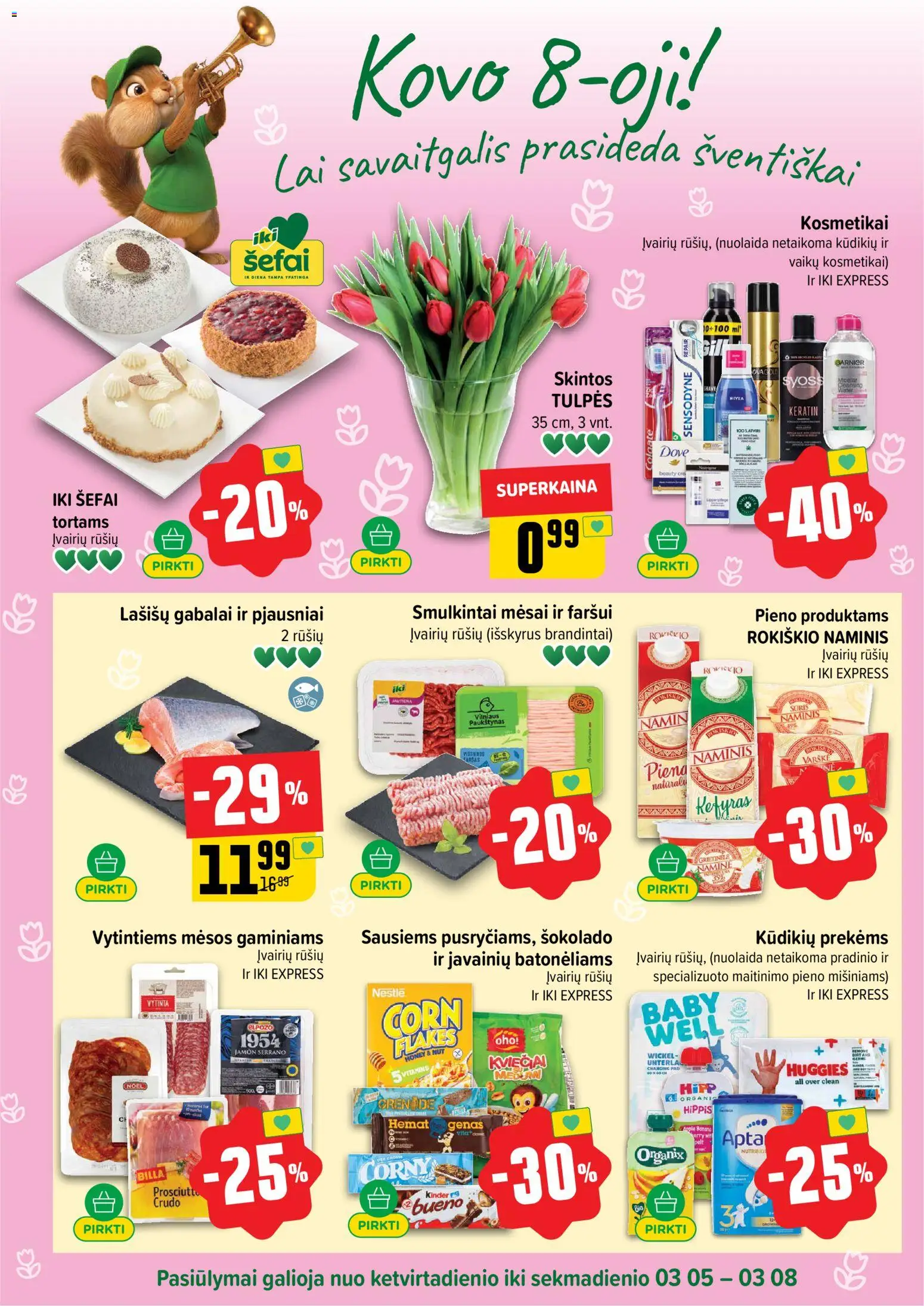 IKI akcijos nuo 02.03.2026 | Puslapis: 58 | Prekių: Varškė