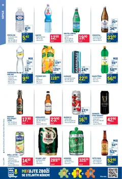Náhled letáku Makro leták - Pro milovníky jídla od 11.02.2026 | Strana: 20 | Produkty: Voda, Džus, Poděbradka, Minerální voda