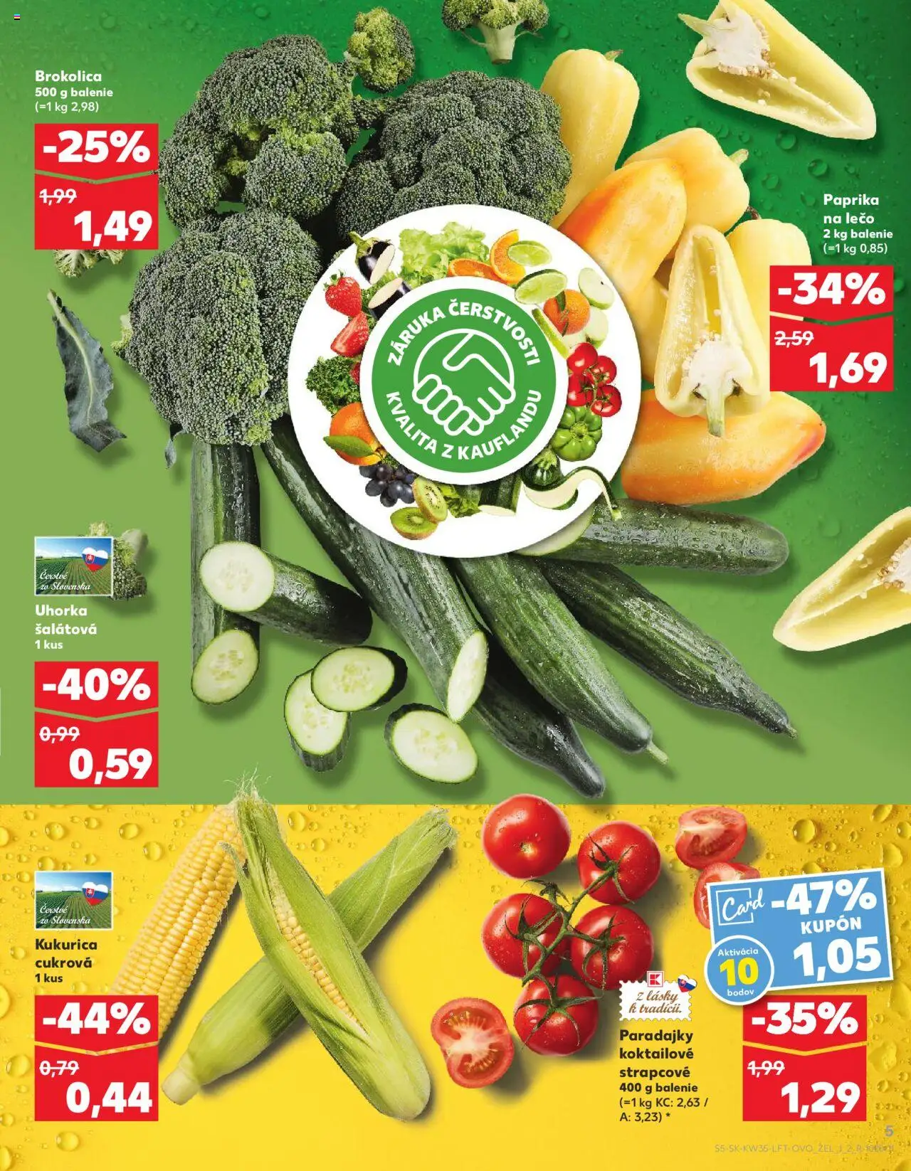 Kaufland SK akciós ujság - amely érvényes a következő dátumtól: 28.08.2025 | Oldal: 5