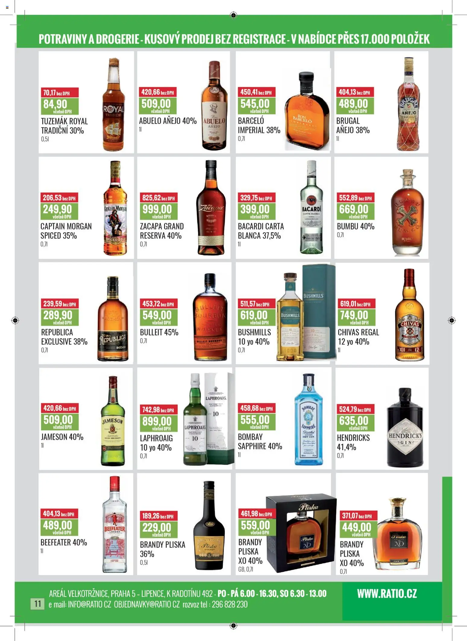 Ratio leták od 01.12.2025 | Strana: 12 | Produkty: Chivas Regal, Bushmills, Tuzemák, Zacapa