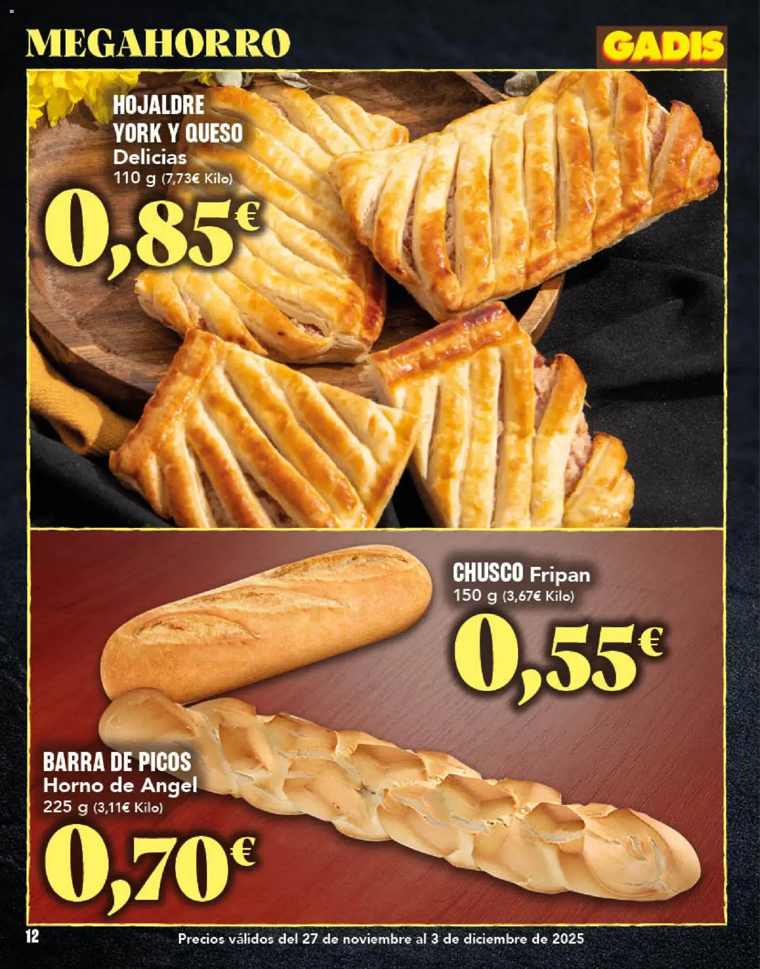 Gadis - folleto │ válido desde el 27.11.2025 | Página: 12 | Productos: Queso, Horno