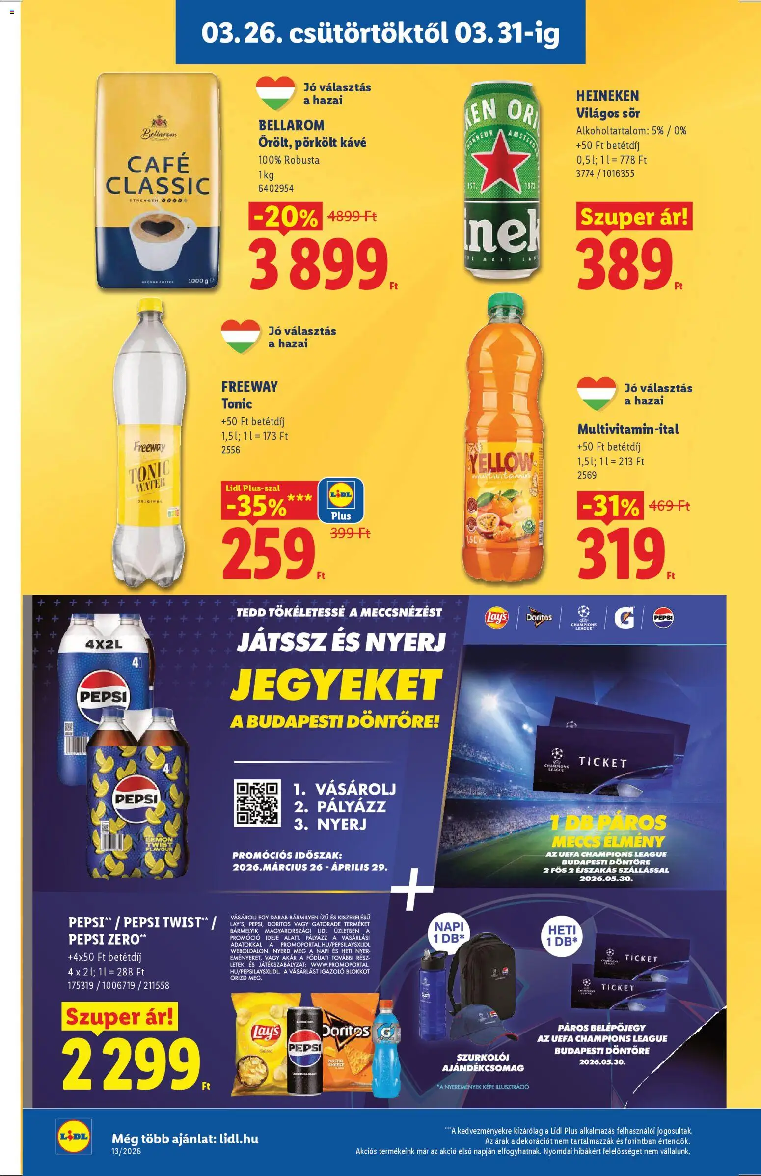 Lidl akciós ujság - amely érvényes a következő dátumtól: 26.03.2026 | Oldal: 16