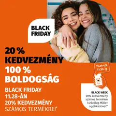 Müller Black Friday - amely érvényes a következő dátumtól: 24.11.2025