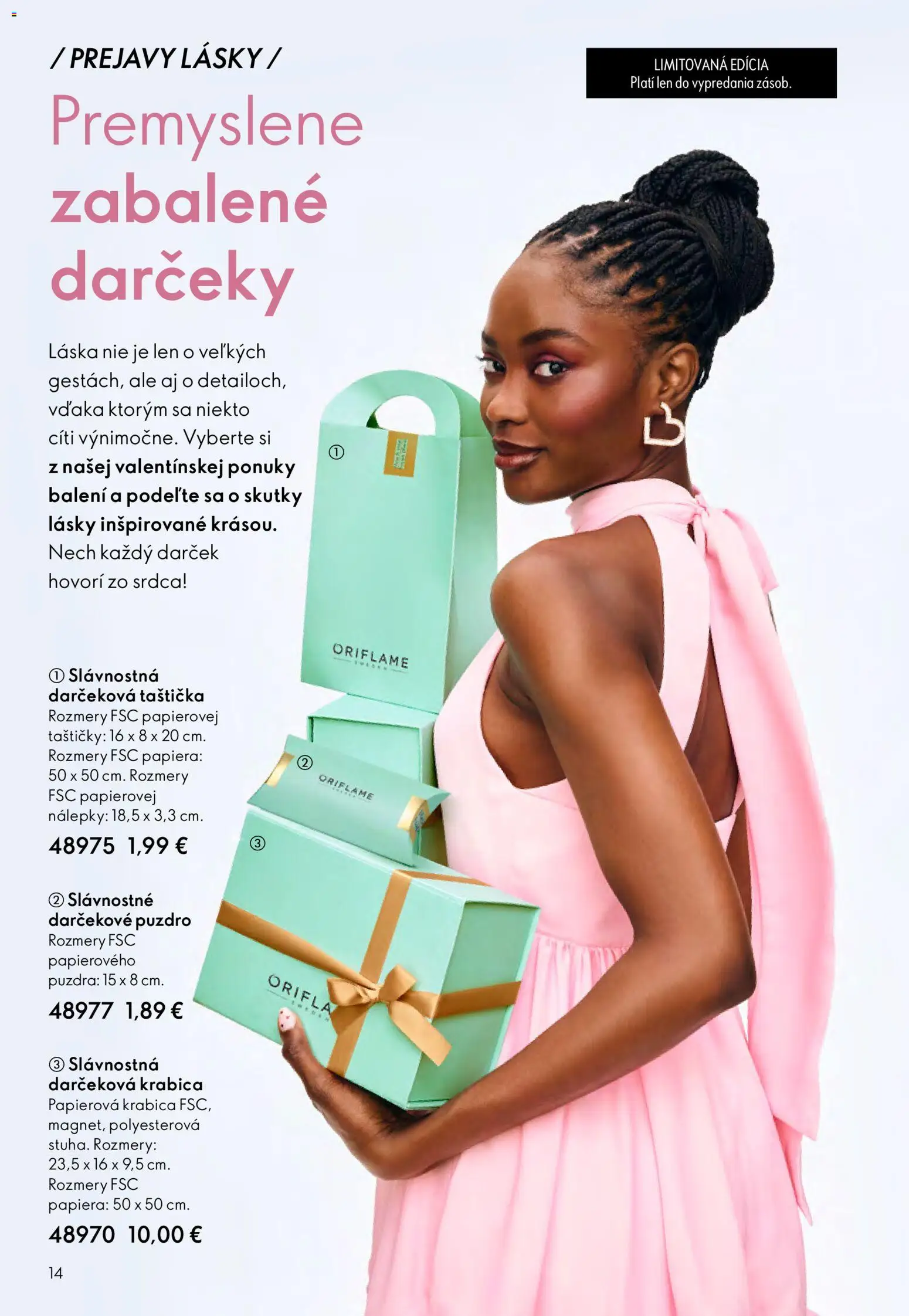 Nové Oriflame akcie – leták je platný od 21.01.2026 | Strana: 14 | Produkty: Puzdro