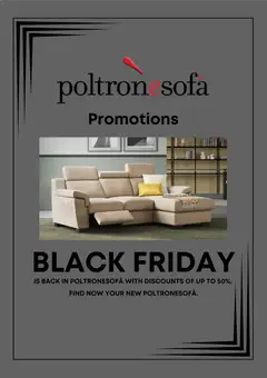 Poltrone Sofà - Black friday σε ισχύ από 18.11.2025