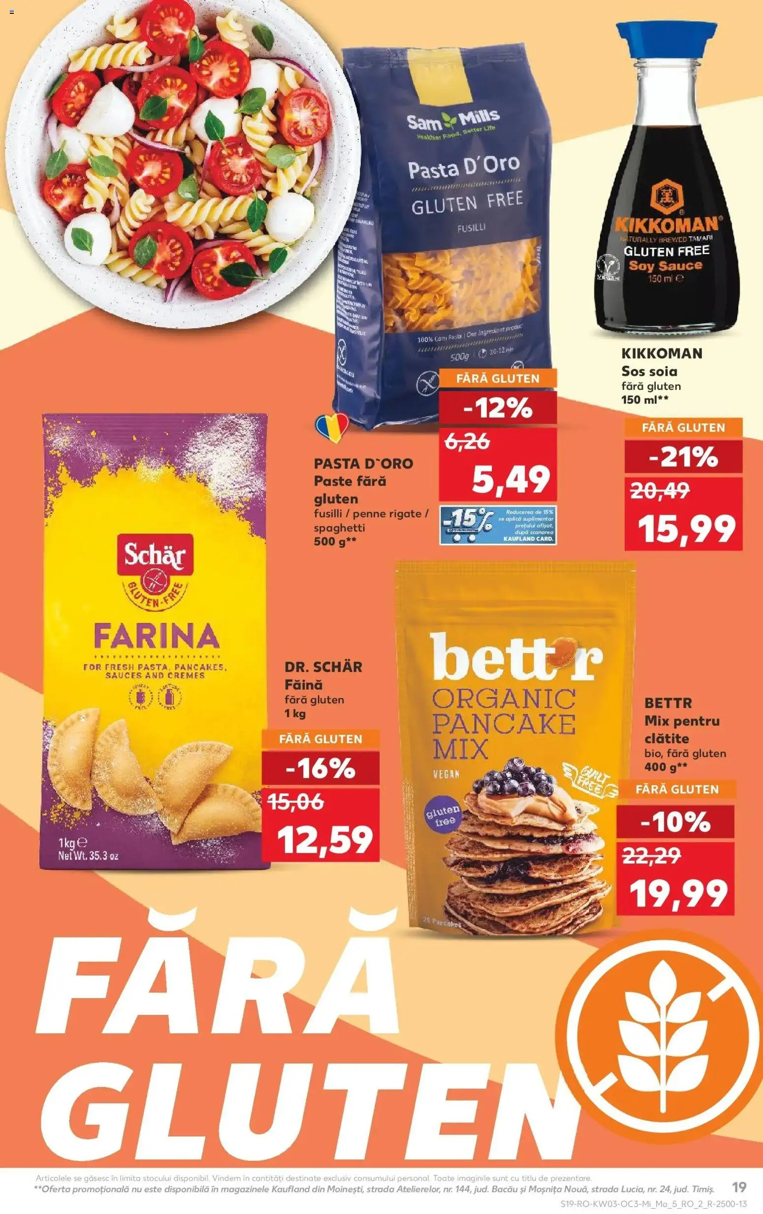 Noul catalog Kaufland – valabil de la 14.01.2026 | Pagină: 19 | Produse: Clătite, Făină, Paste, Sos
