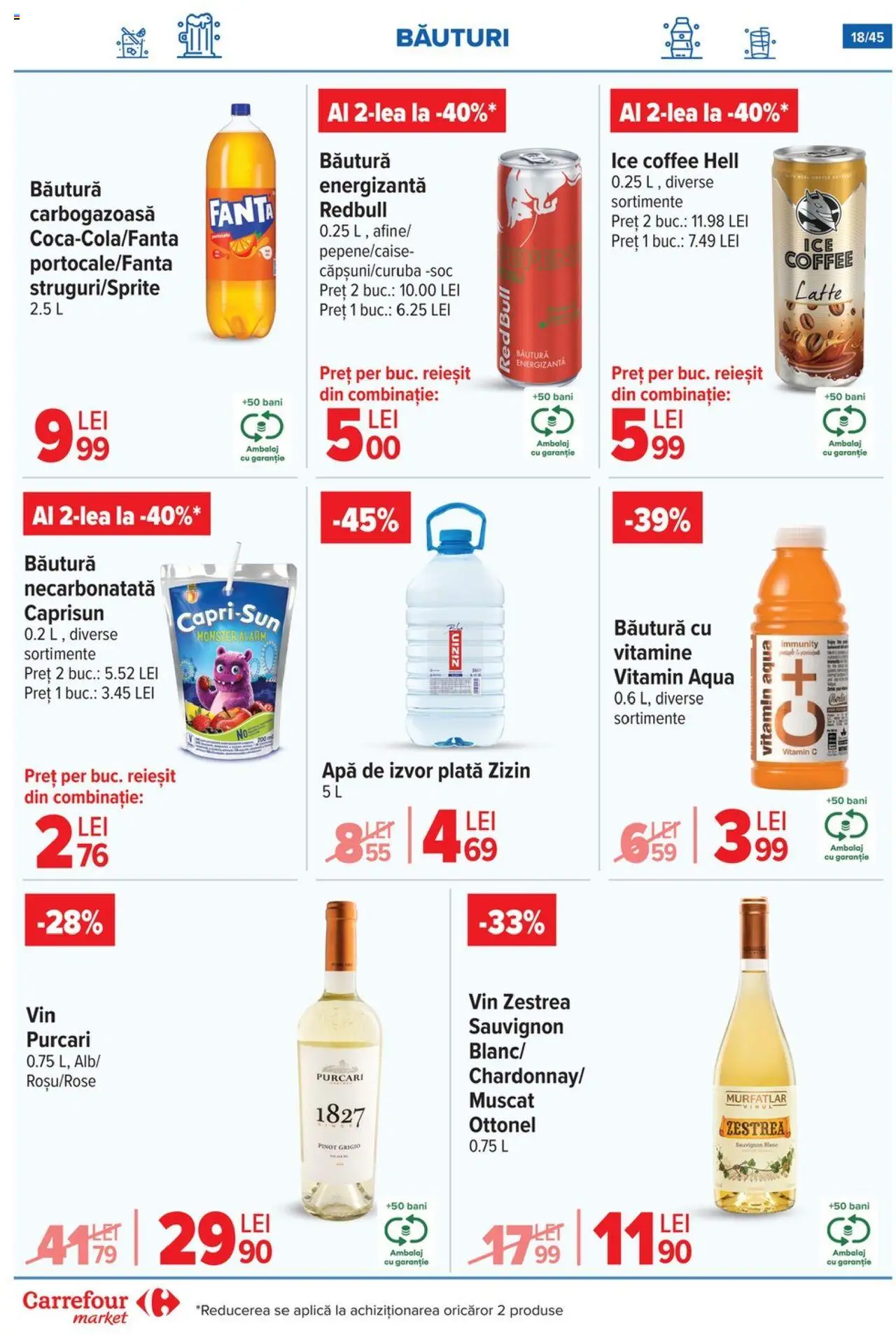 Noul catalog Carrefour – valabil de la 15.10.2025 | Pagină: 21 | Produse: Köpek Sabunu, Vin, Băutură energizantă, Apă