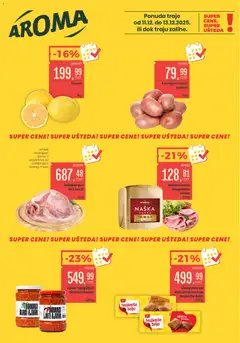 Aroma Market vikend ponuda - pregled Aroma Market kataloga - važi od 11.12.2025