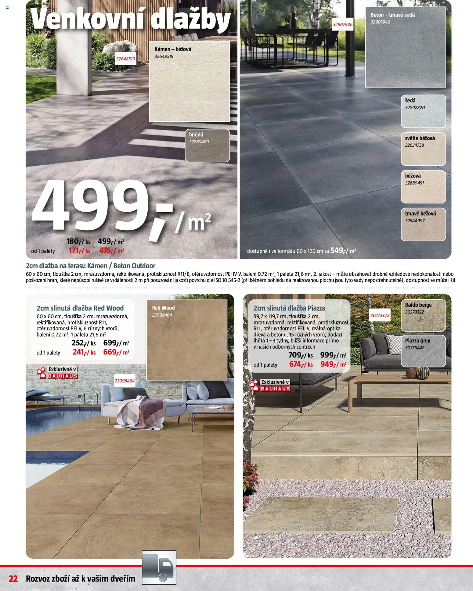 Bauhaus leták od 02.04.2026 | Strana: 22 | Produkty: Dlažba