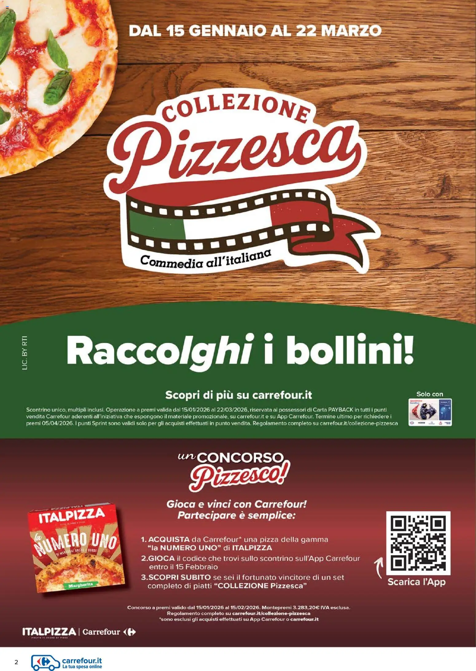 Volantino Carrefour del 27.01.2026 | Pagina: 2 | Prodotti: Pizza