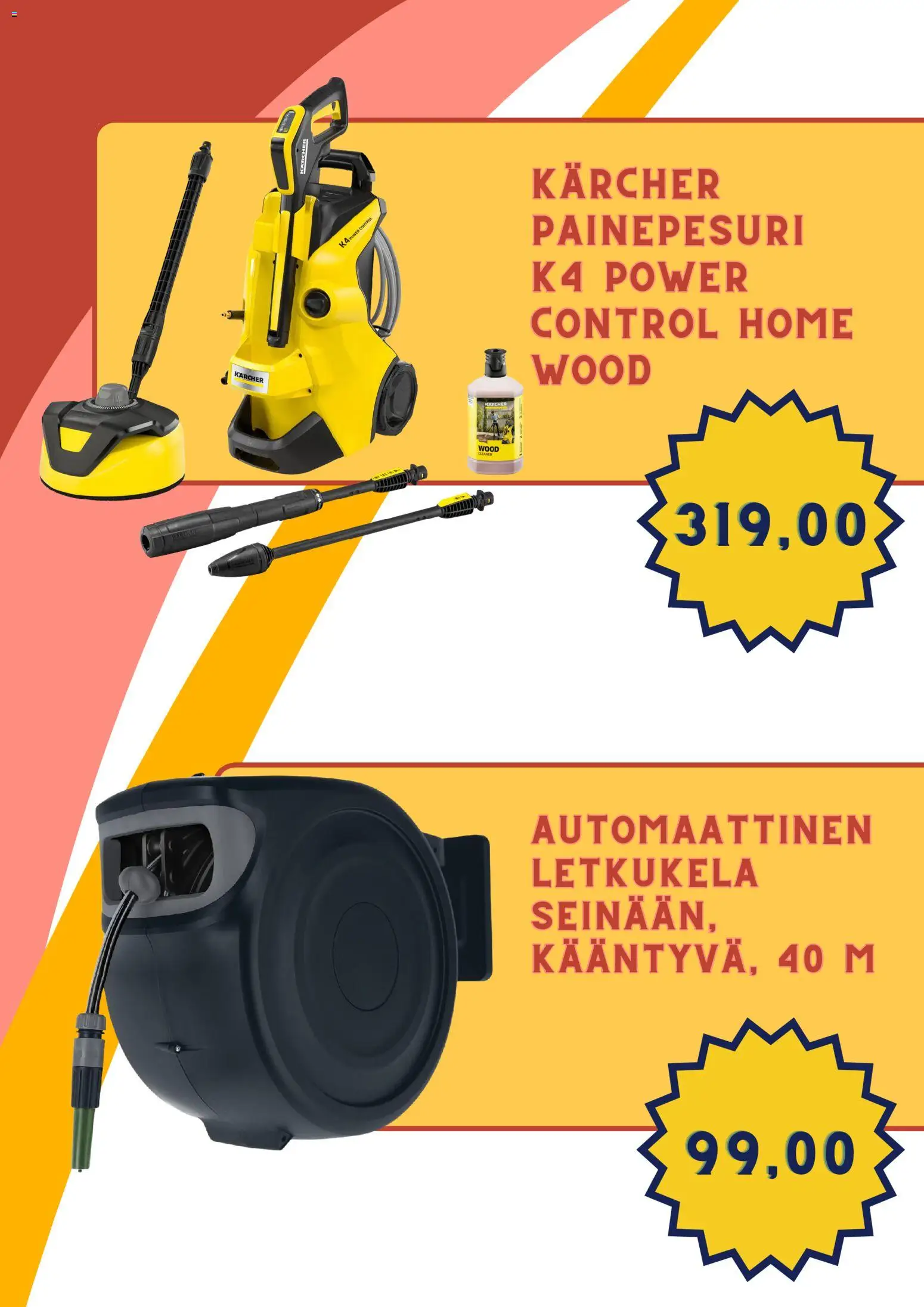 Clas Ohlson tarjoukset – voimassa 23.03.2026 alkaen | Sivu: 3 | Tuotteet: Painepesuri