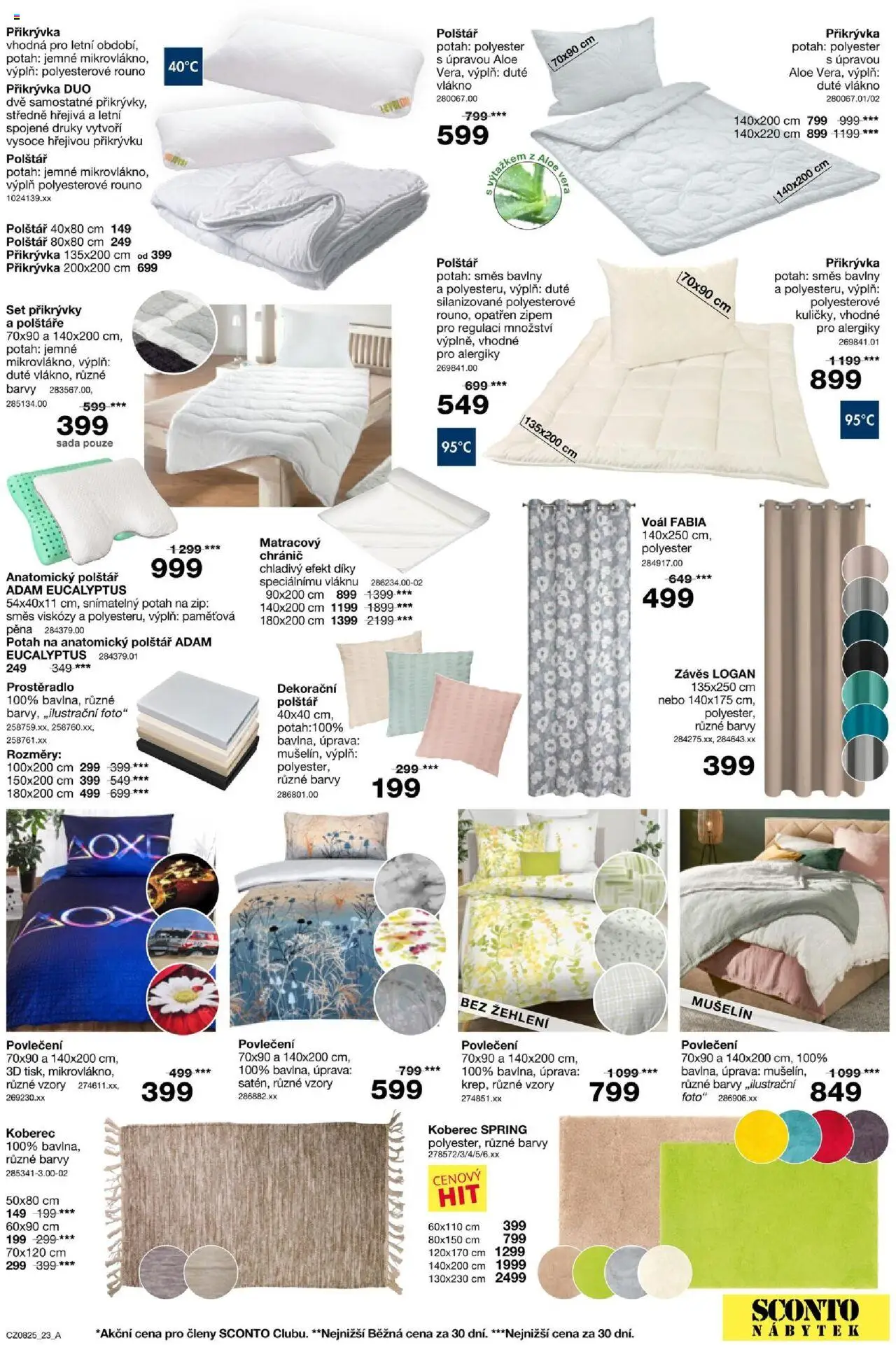 Sconto nábytek leták od 18.06.2025 | Strana: 23 | Produkty: Aloe vera, Polštář, Koberec, Barvy