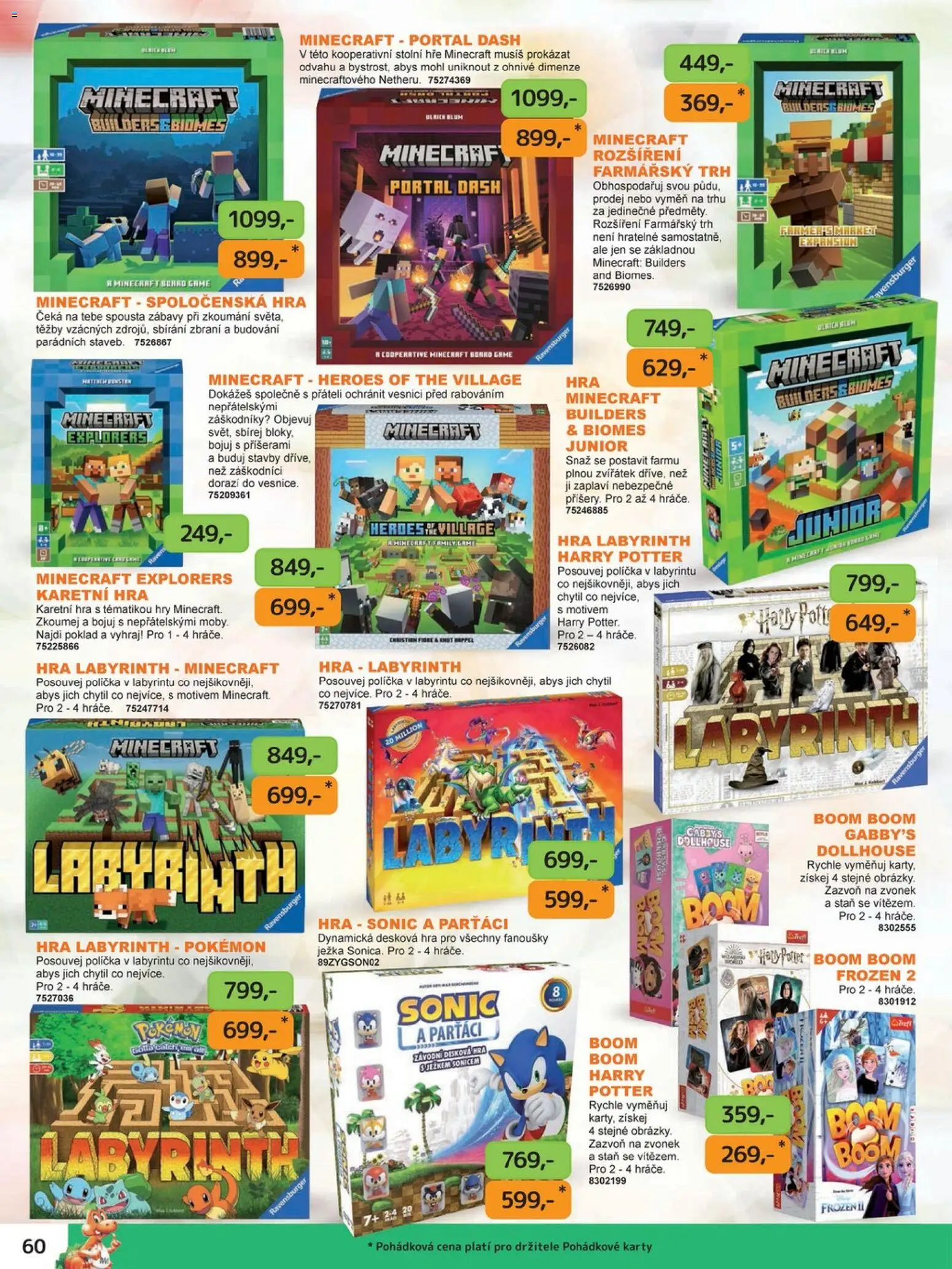 Dráčik leták od 03.10.2025 | Strana: 68 | Produkty: Polička, Harry Potter, Karty, Stan