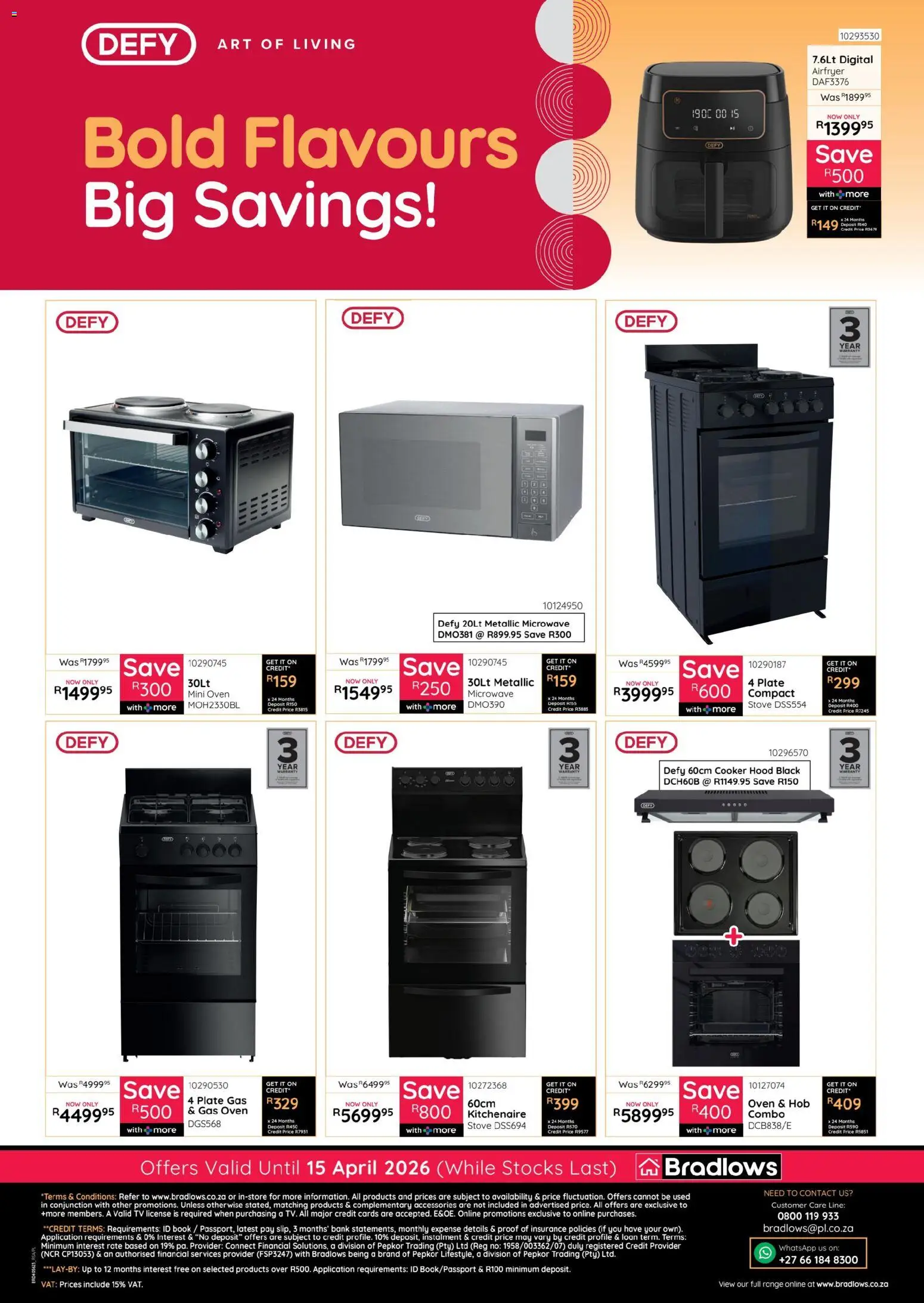 New Bradlows catalogue – valid from 25.03.2026 | Page: 4 | Products: Art, Stove, Plate, Hood