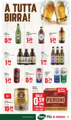 Volantino Panorama del 24.07.2025 | Pagina: 19 | Prodotti: Sale, Top, Heineken, Bottiglia