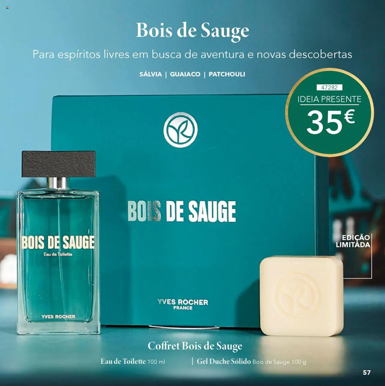 Yves Rocher Natal │ válido de 17.10.2025 | Página: 57 | Produtos: Eau de toilette