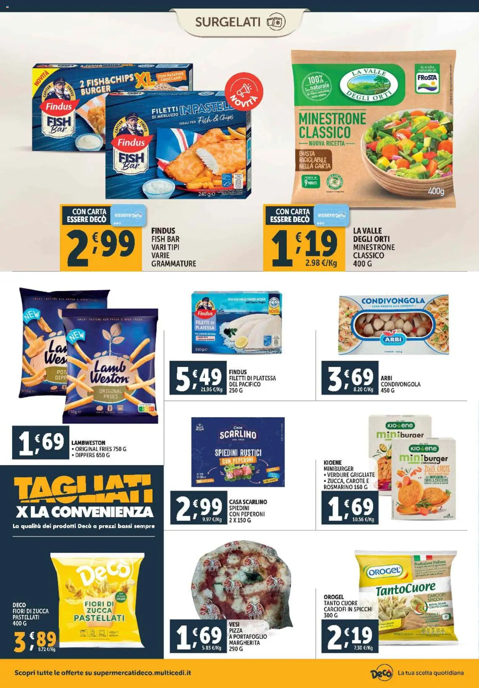 Volantino Decò del 28.10.2025 | Pagina: 6 | Prodotti: Rosmarino, Peperoni, Merluzzo, Carote