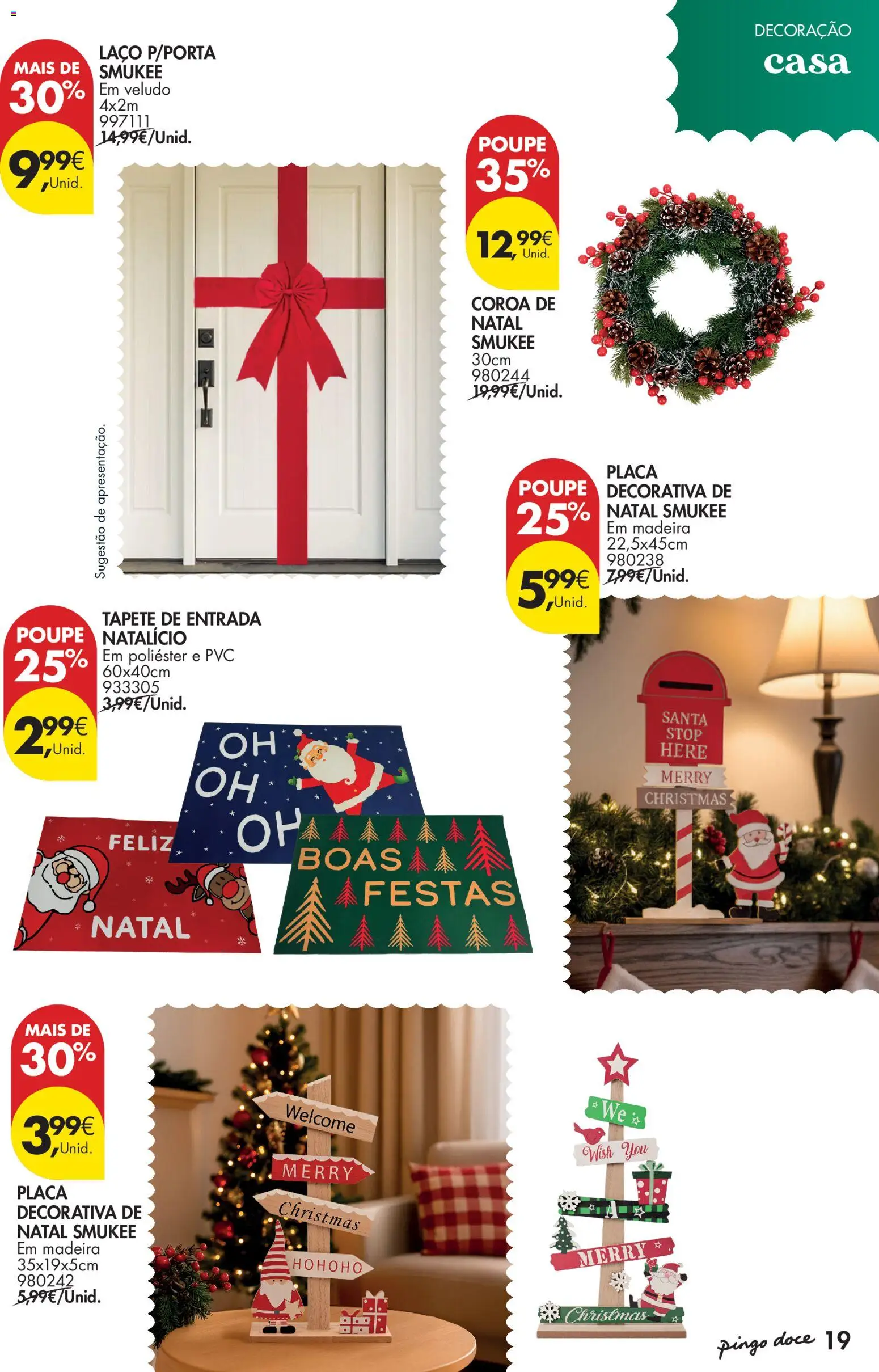 Pingo Doce - Natal │ válido de 11.11.2025 | Página: 19 | Produtos: Tapete