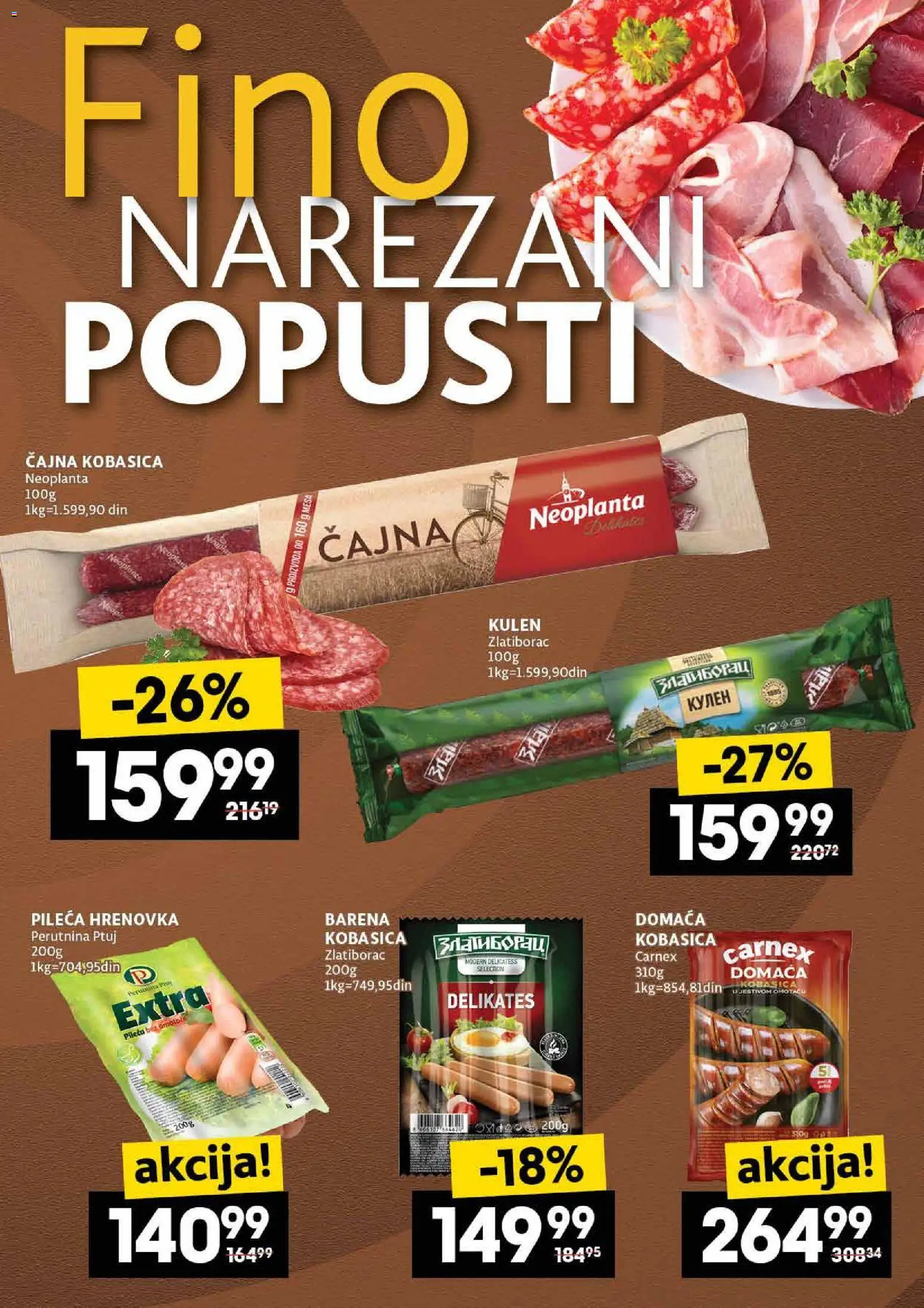 Idea katalog - važi od 13.11.2025 | Strana: 7 | Proizvode: Kulen, Perutnina Ptuj, Kobasica