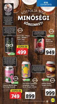 Lidl akciós ujság - amely érvényes a következő dátumtól: 03.07.2025 | Oldal: 15