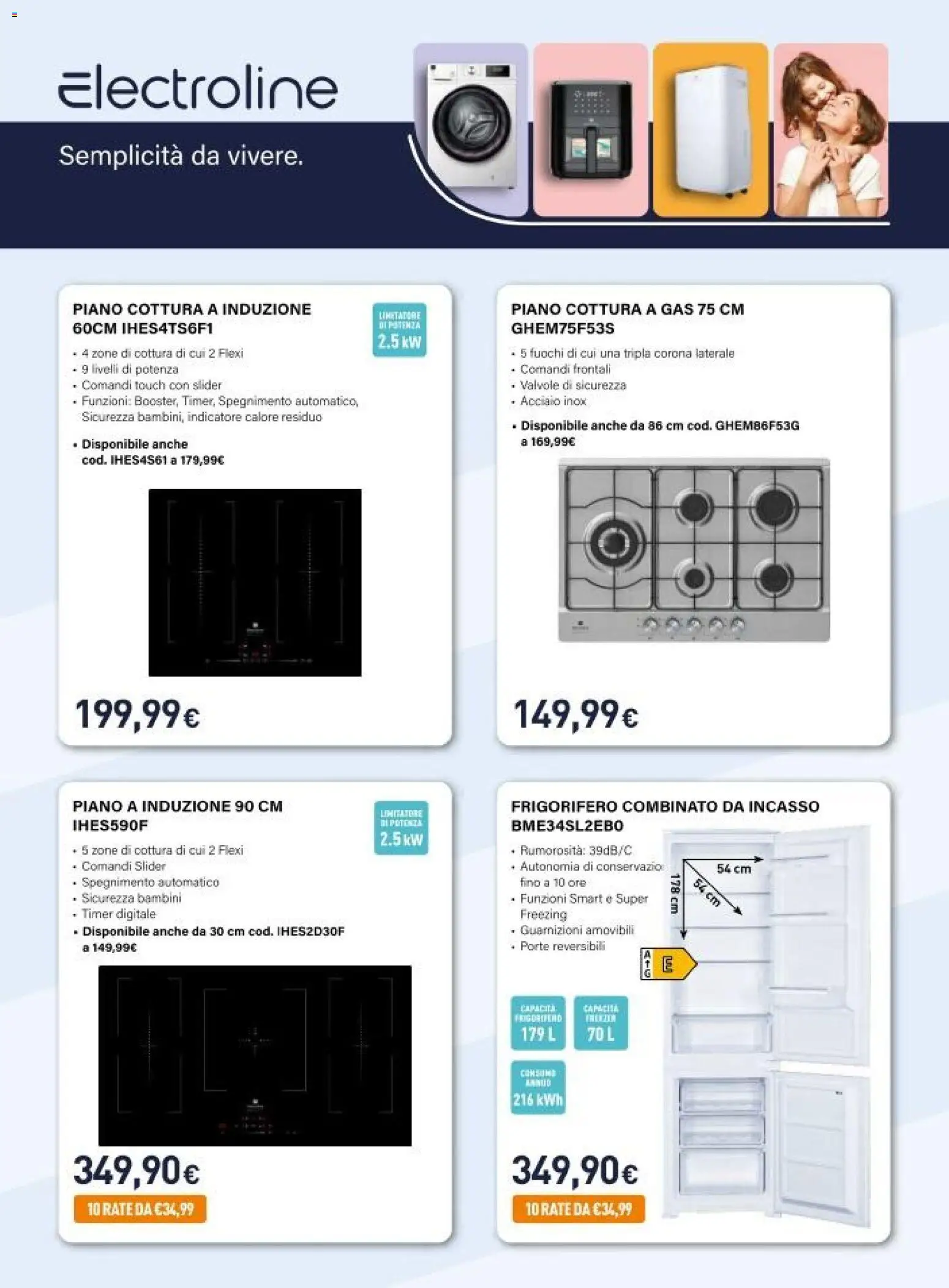 Volantino Unieuro del 16.01.2026 | Pagina: 19 | Prodotti: Piano cottura, Frigorifero, Frigorifero combinato