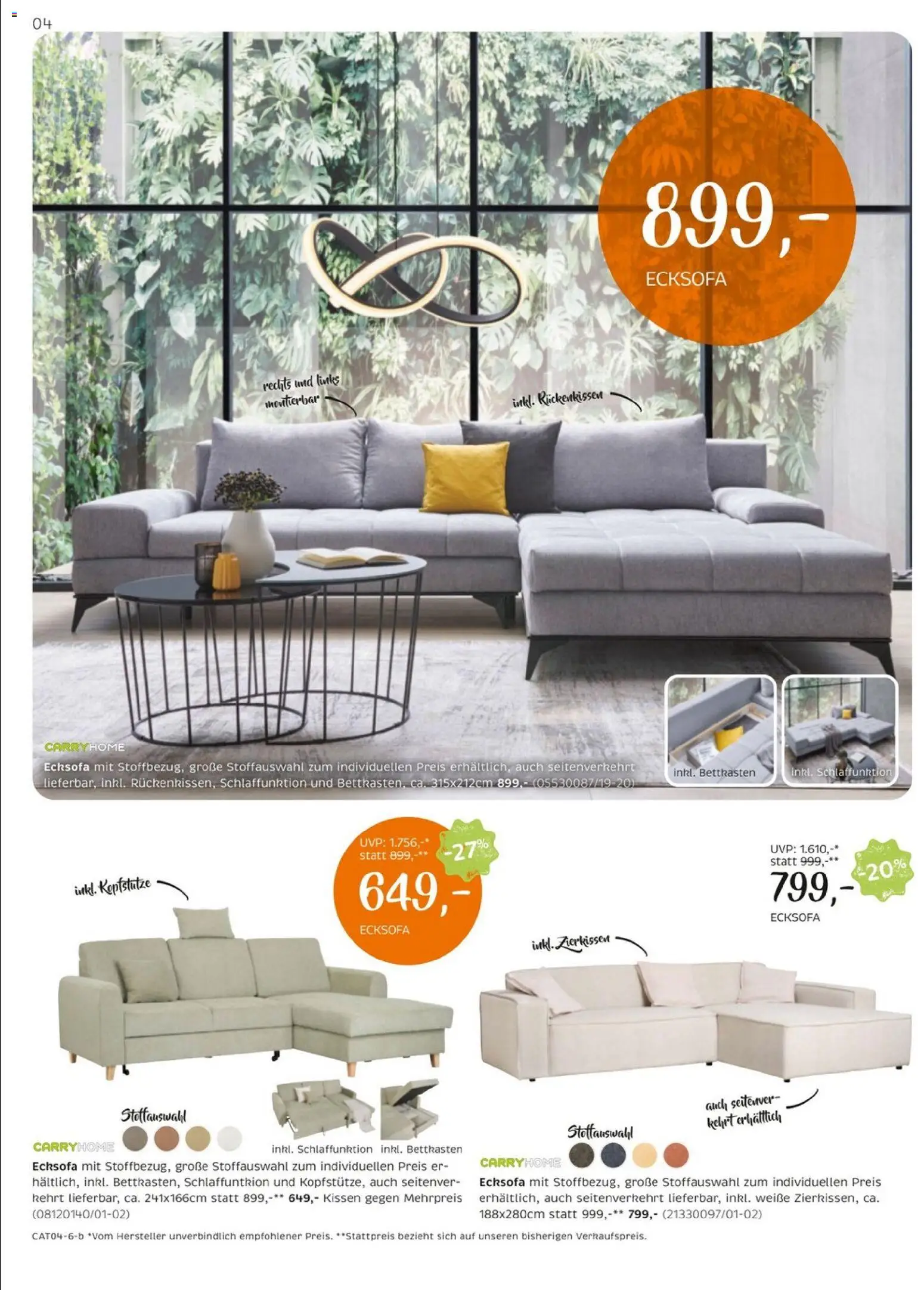 XXXLutz Carry Home gültig ab 21.04.2026 | Seite: 4 | Produkte: Kissen