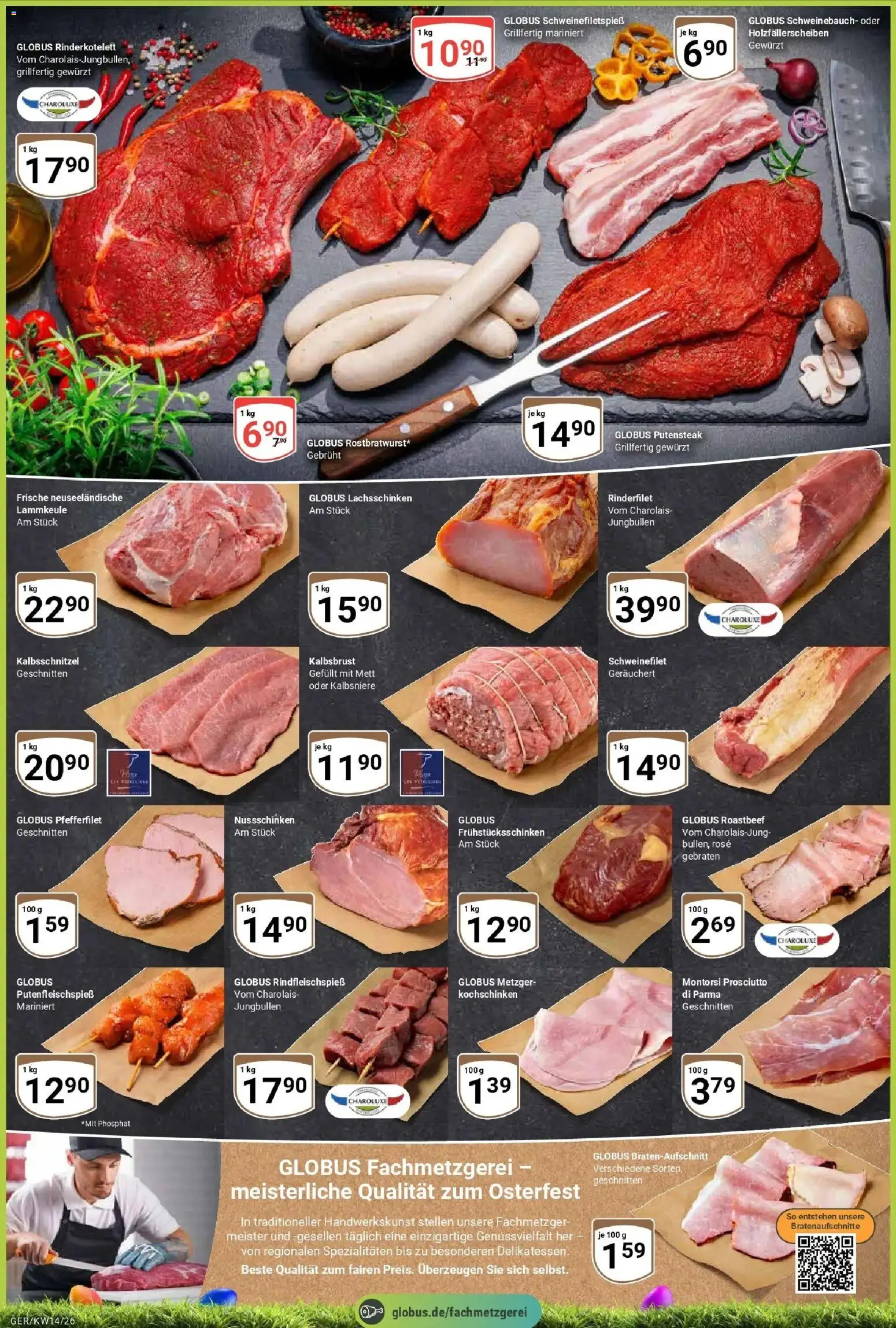 Globus prospekt Gera	 – gültig ab 30.03.2026 | Seite: 2 | Produkte: Lammkeule, Rinderfilet, Roastbeef, Schweinefilet