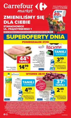 Pogląd oferty "Carrefour Gazetka - Starachowice Zmieniliśmy się dla Ciebie" - ważna od 27.10.2025