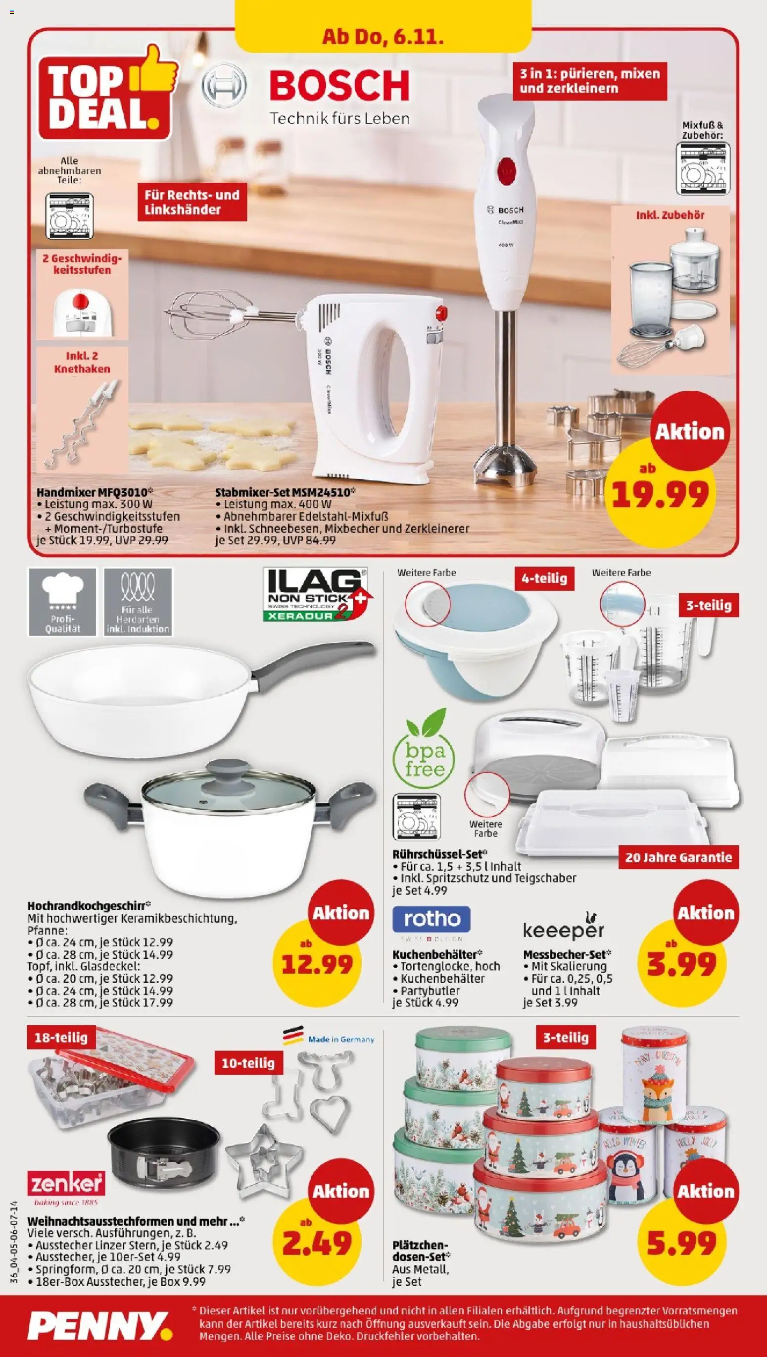 Penny - Bayern  – gültig ab 03.11.2025 | Seite: 38 | Produkte: Bosch, Box, Handmixer