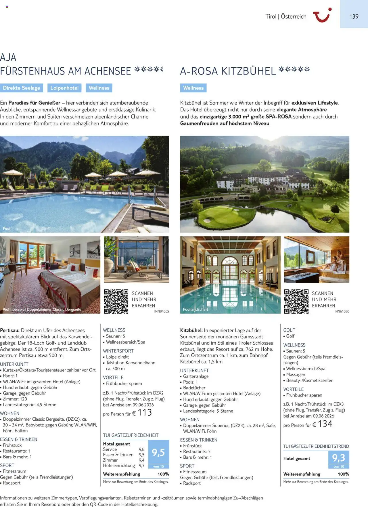 TUI Urlaub mit eigener Anreise 2025/26 – gültig ab 01.11.2025 | Seite: 139 | Produkte: Babybett, Föhn